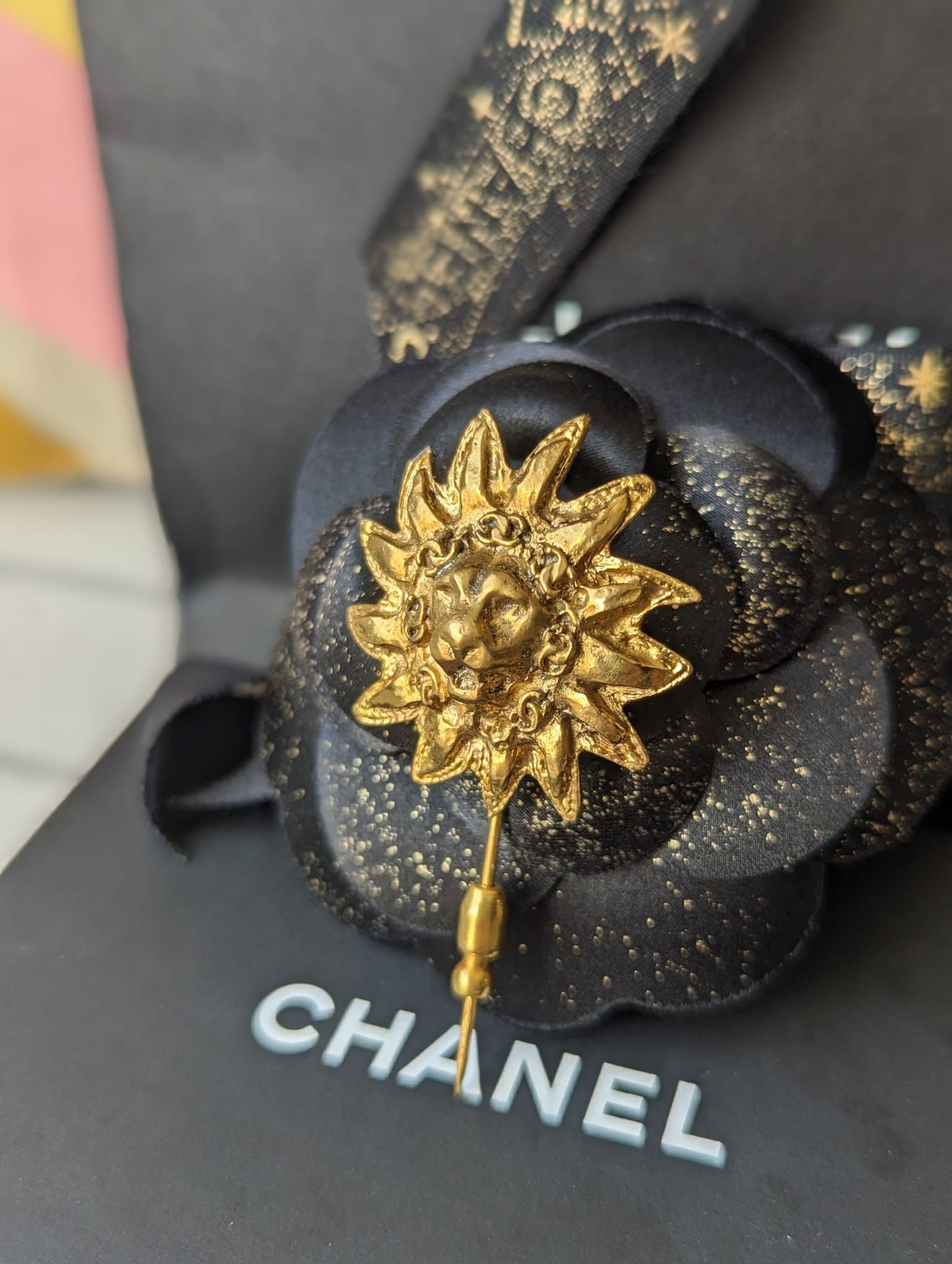 Chanel Chanel CC Logo Vintage Lion Brooch Pin RARE with box Size ONE SIZE - 11 Thumbnail
