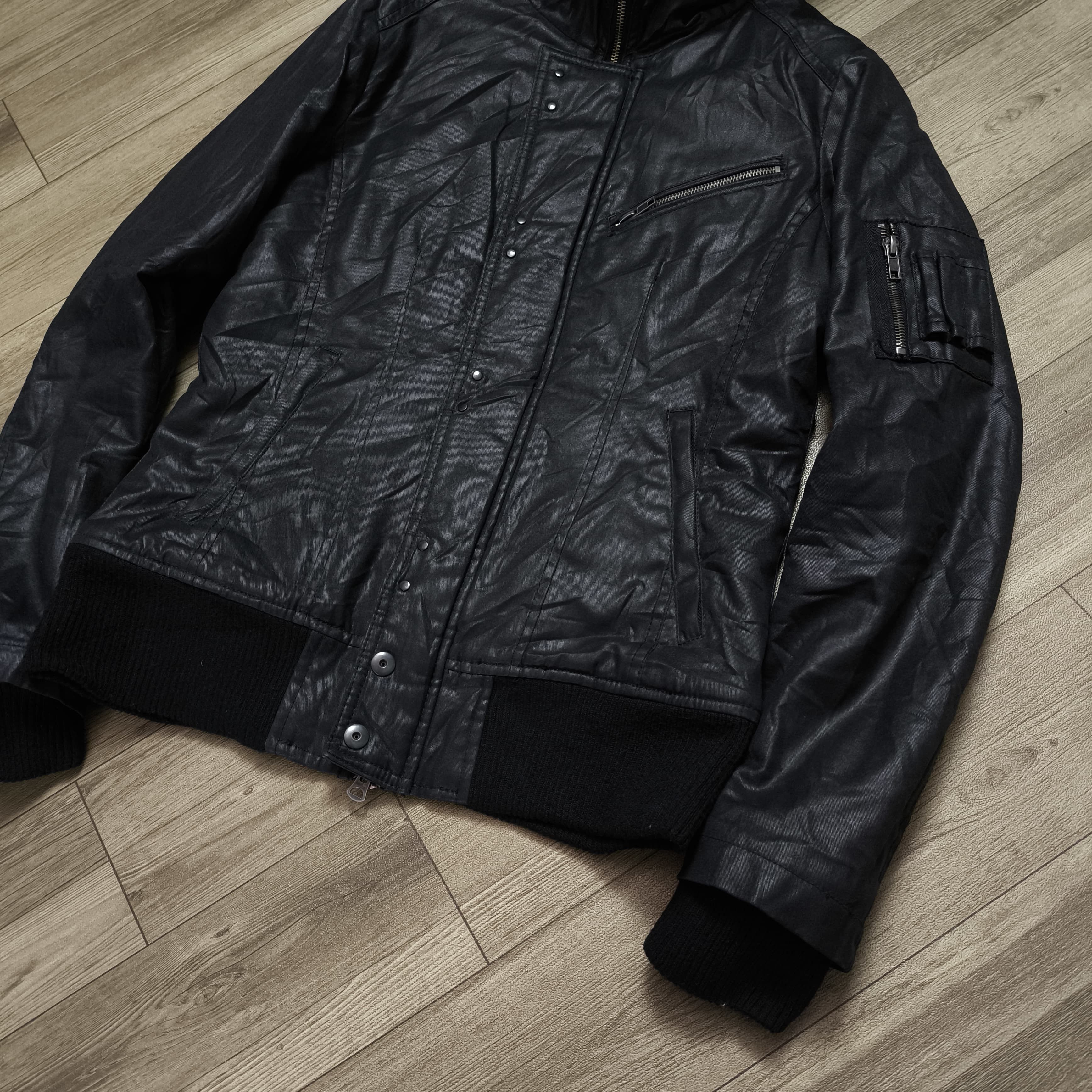 14th Addiction 2000s Japanese brand Civarize Waxed Fur Trim Jacket Size US S / EU 44-46 / 1 - 6 Thumbnail