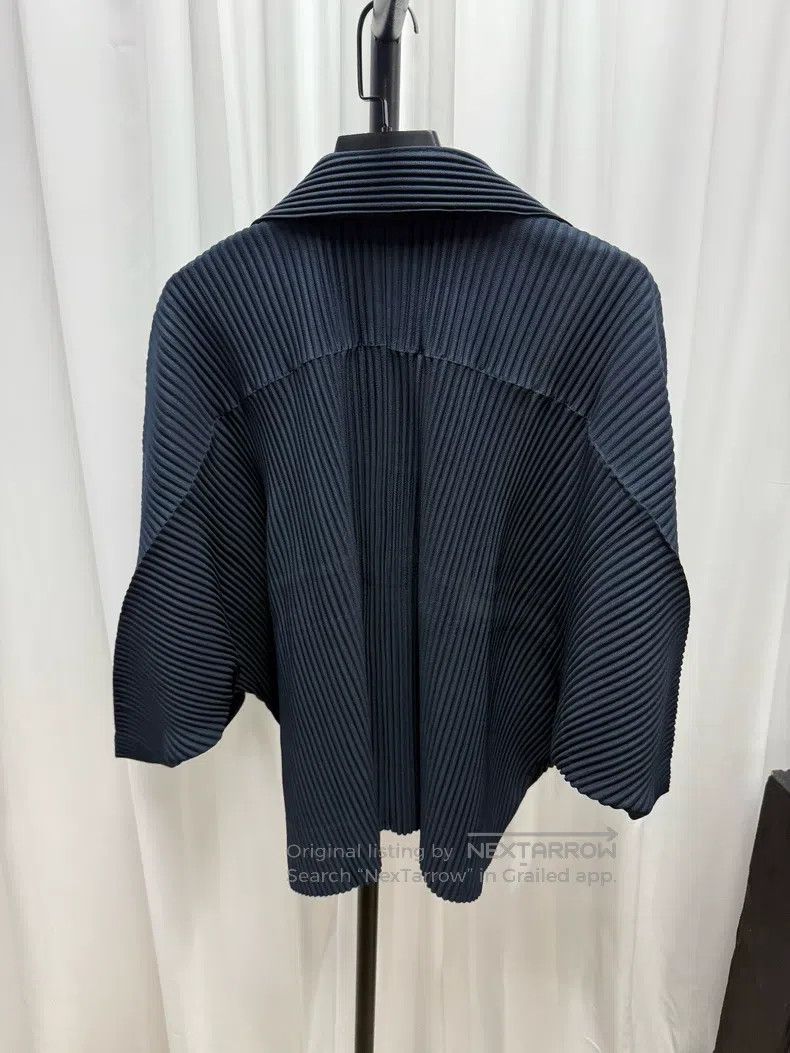 Issey Miyake Issey Miyake Ruffled Loose Fit Unbuttoned Jacket Size S / US 4 / IT 40 - 6 Thumbnail