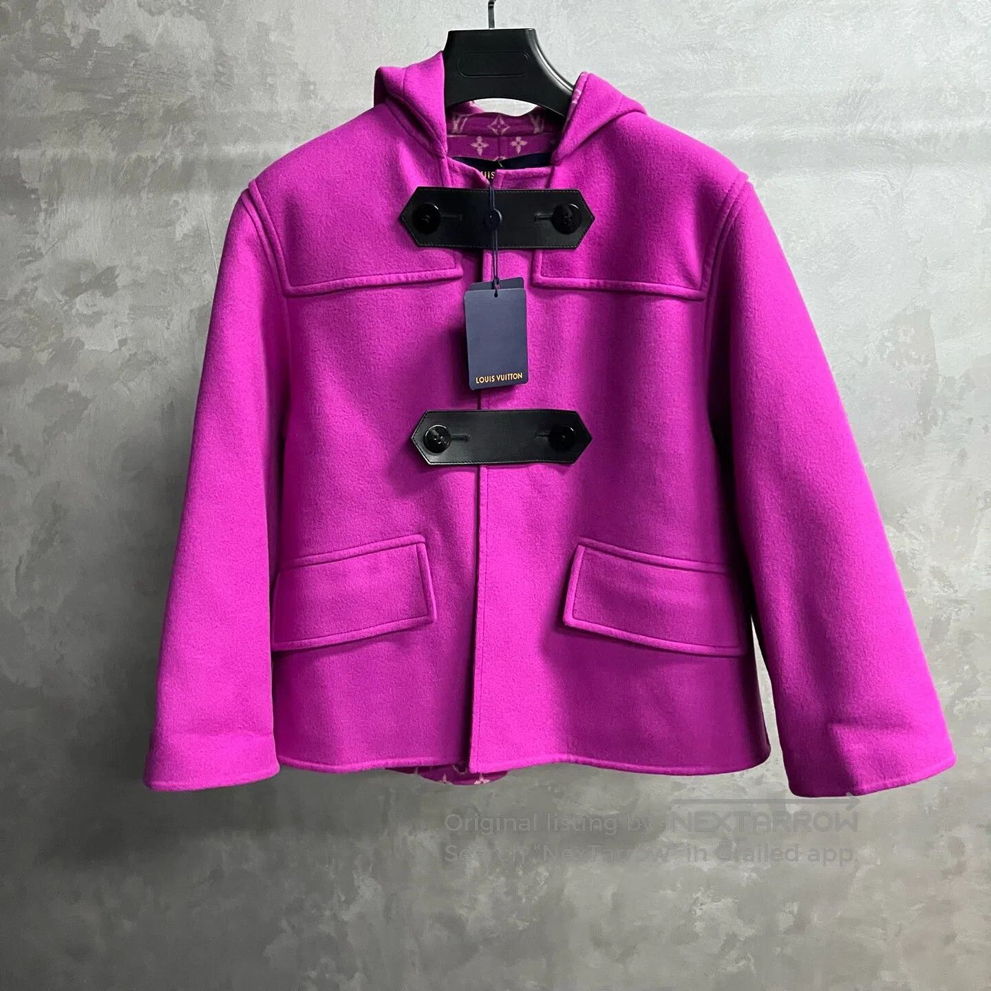 Louis Vuitton Louis Vuitton size 40 Long-sleeved cloak jacket with a hood Size L / US 10 / IT 46 - 1 Thumbnail