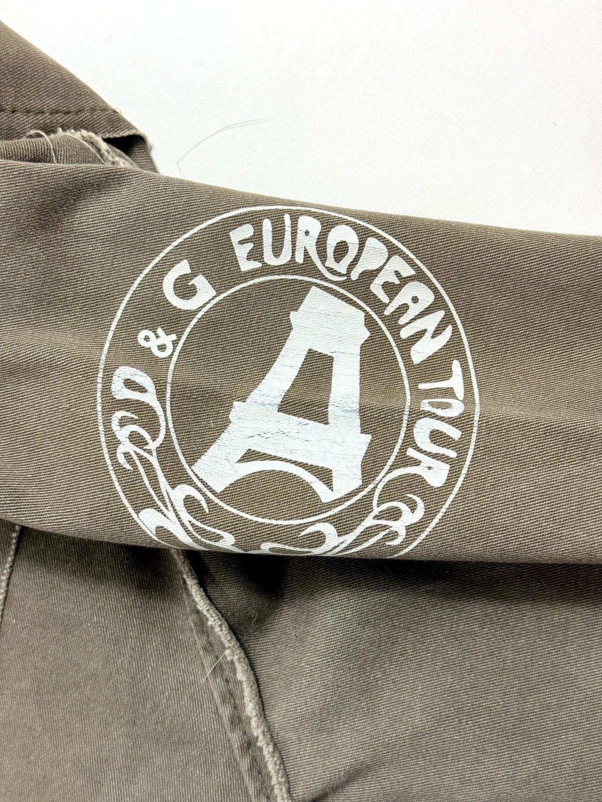Vintage Dolce&Gabbana European Tour Patchwork Logo Jacket