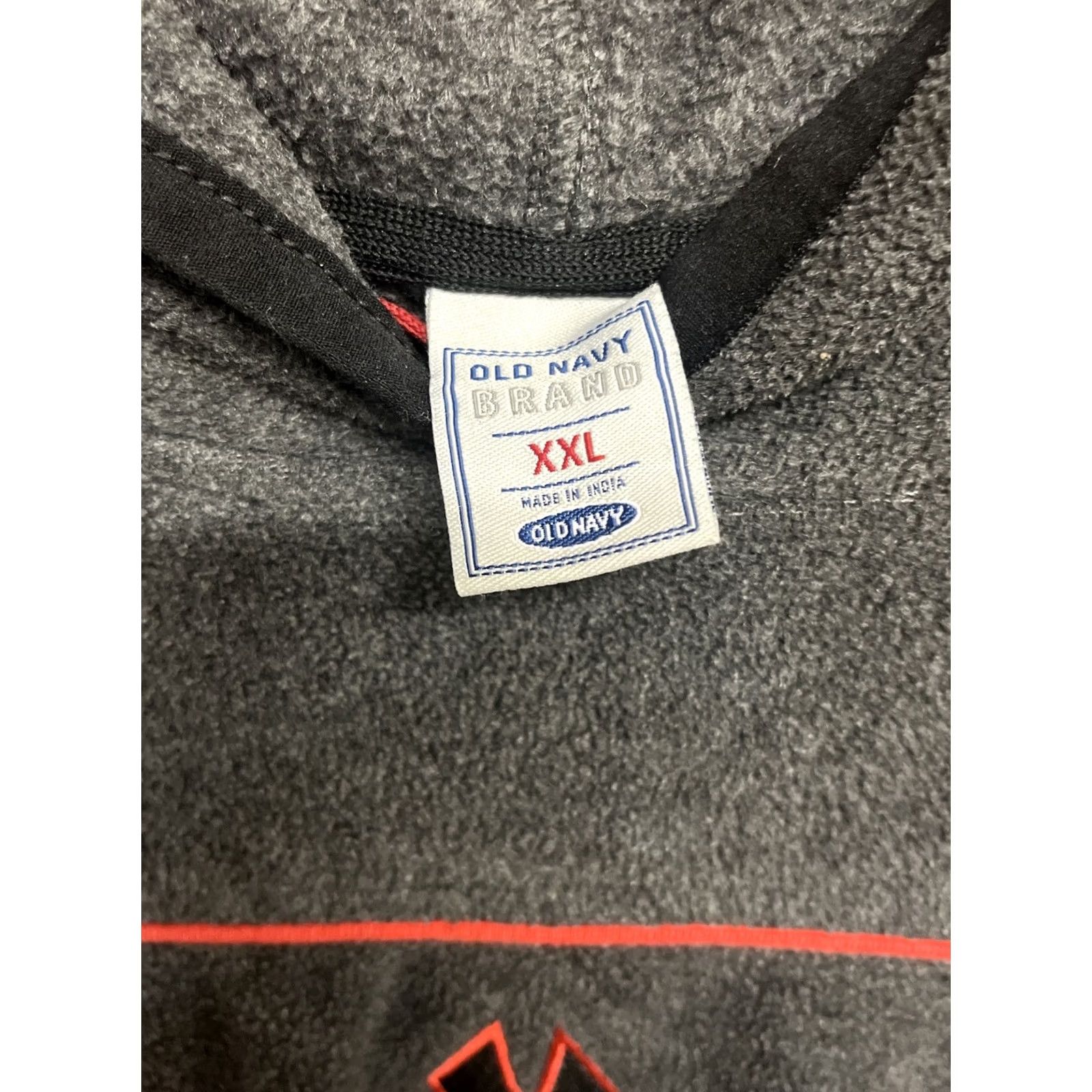 Old Navy VINTAGE Old Navy Hoodie Mens Gray Fleece Embroidered 2XL Sweatshirt Crew Neck Pullover Casual Size US XXL / EU 58 / 5 - 3 Thumbnail