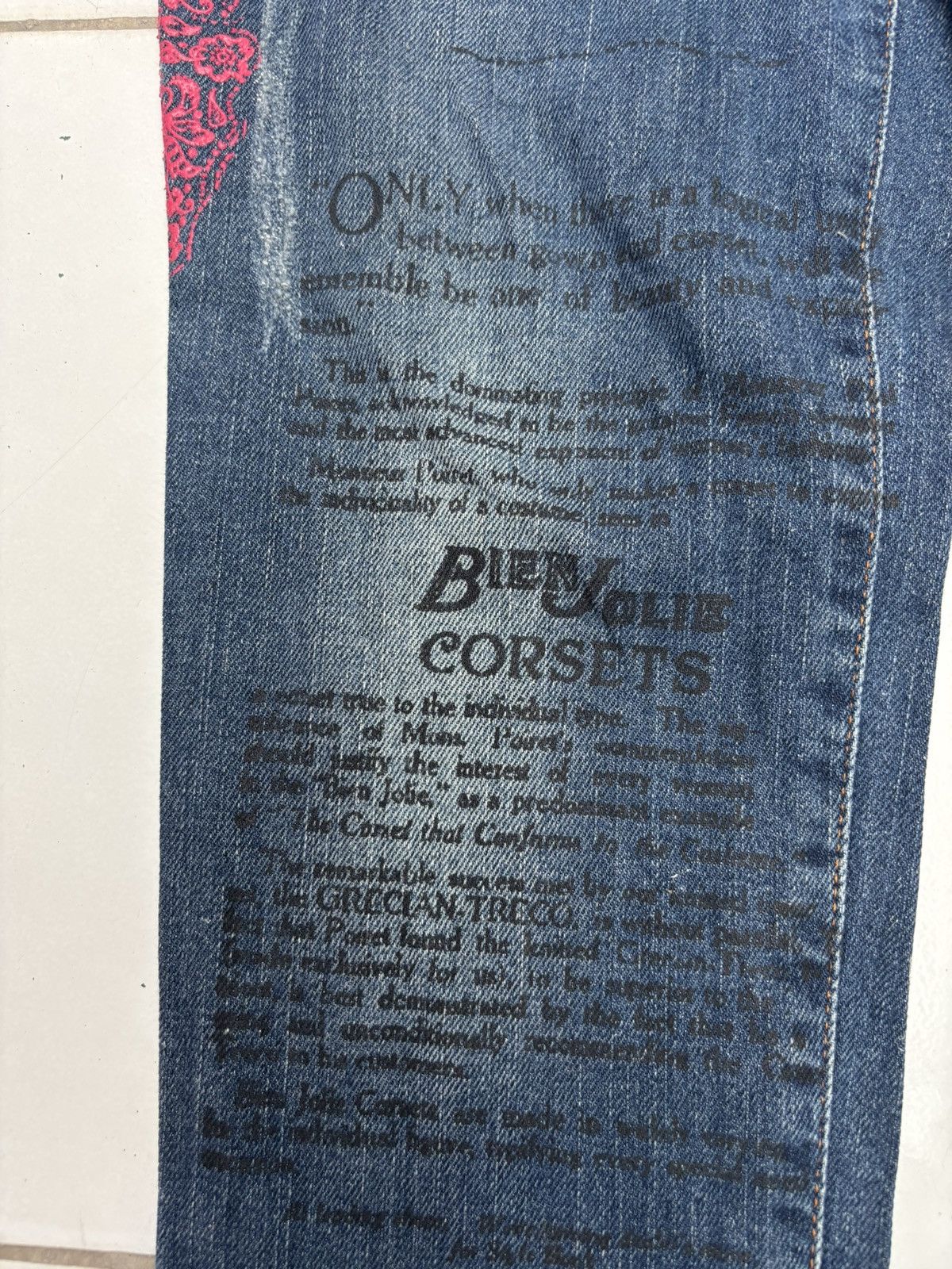 John Galliano Gazette Newspaper Denim Jeans Size US 28 / EU 44 - 6 Thumbnail