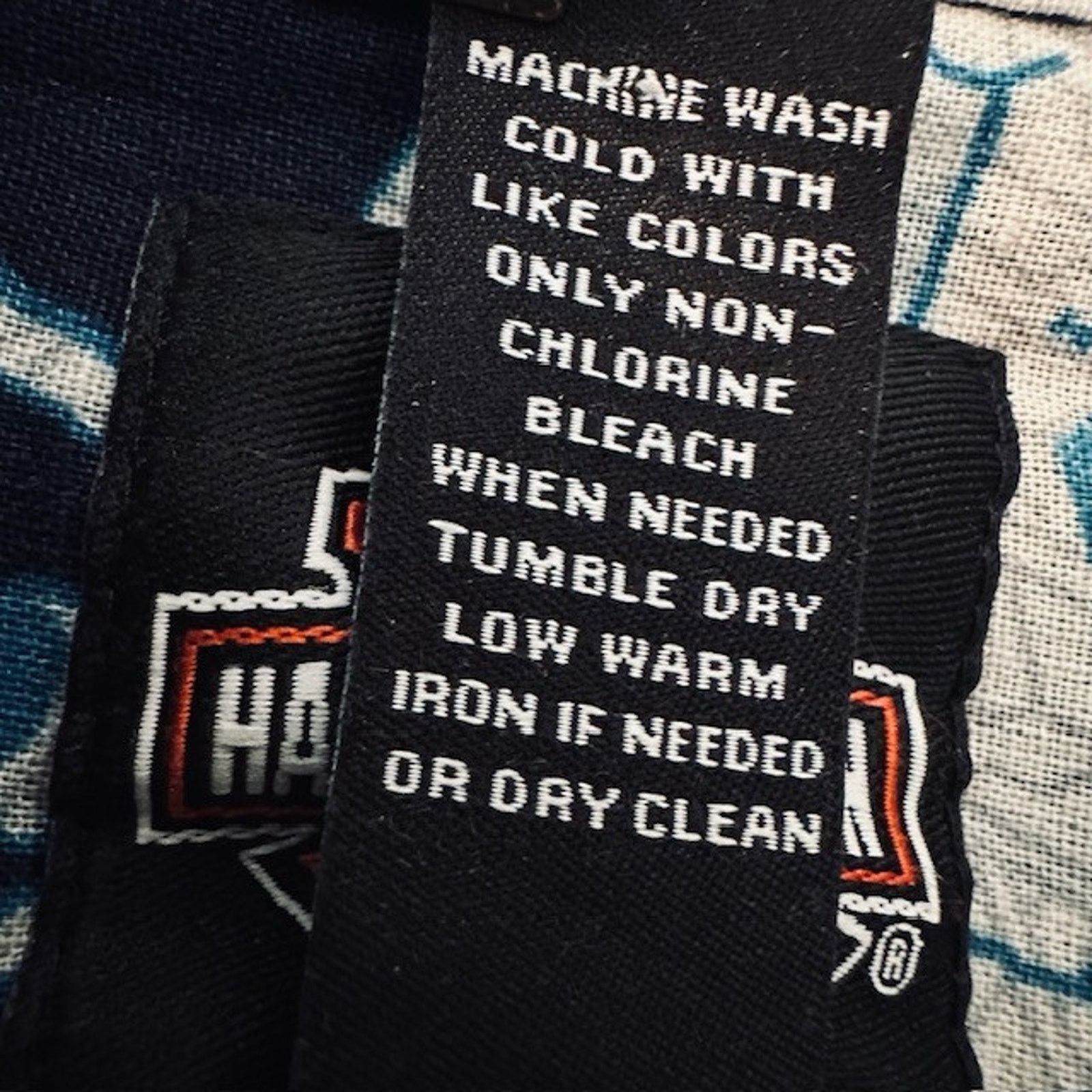 Harley Davidson Harley Davidson Motorcycle Shirt Hawaiian Men XL Blue/Gray Size US XL / EU 56 / 4 - 4 Thumbnail