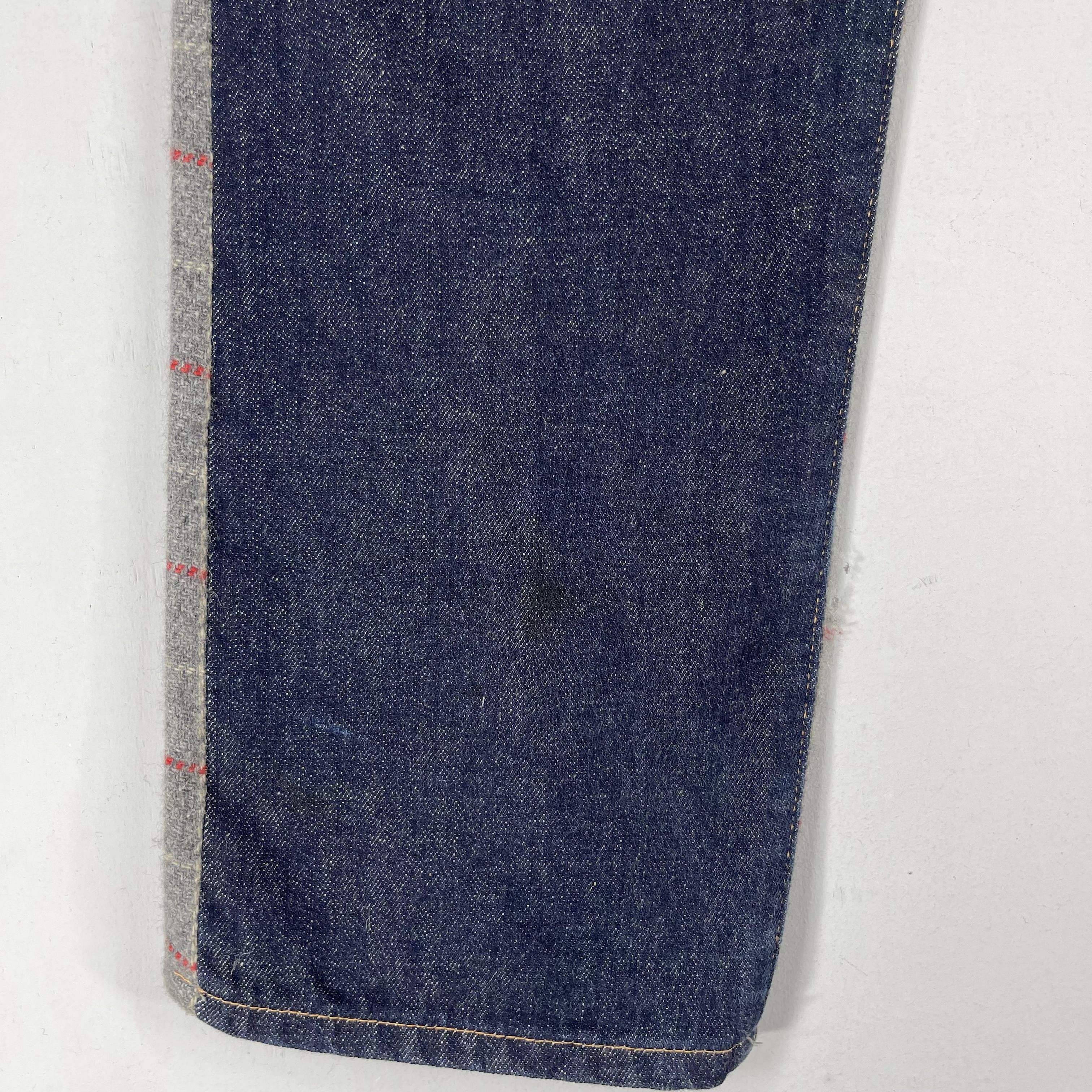 Japanese Brand Vintage Flaph Japanese Denim Reconstruct Selvedge Jeans Size US 33 - 10 Thumbnail