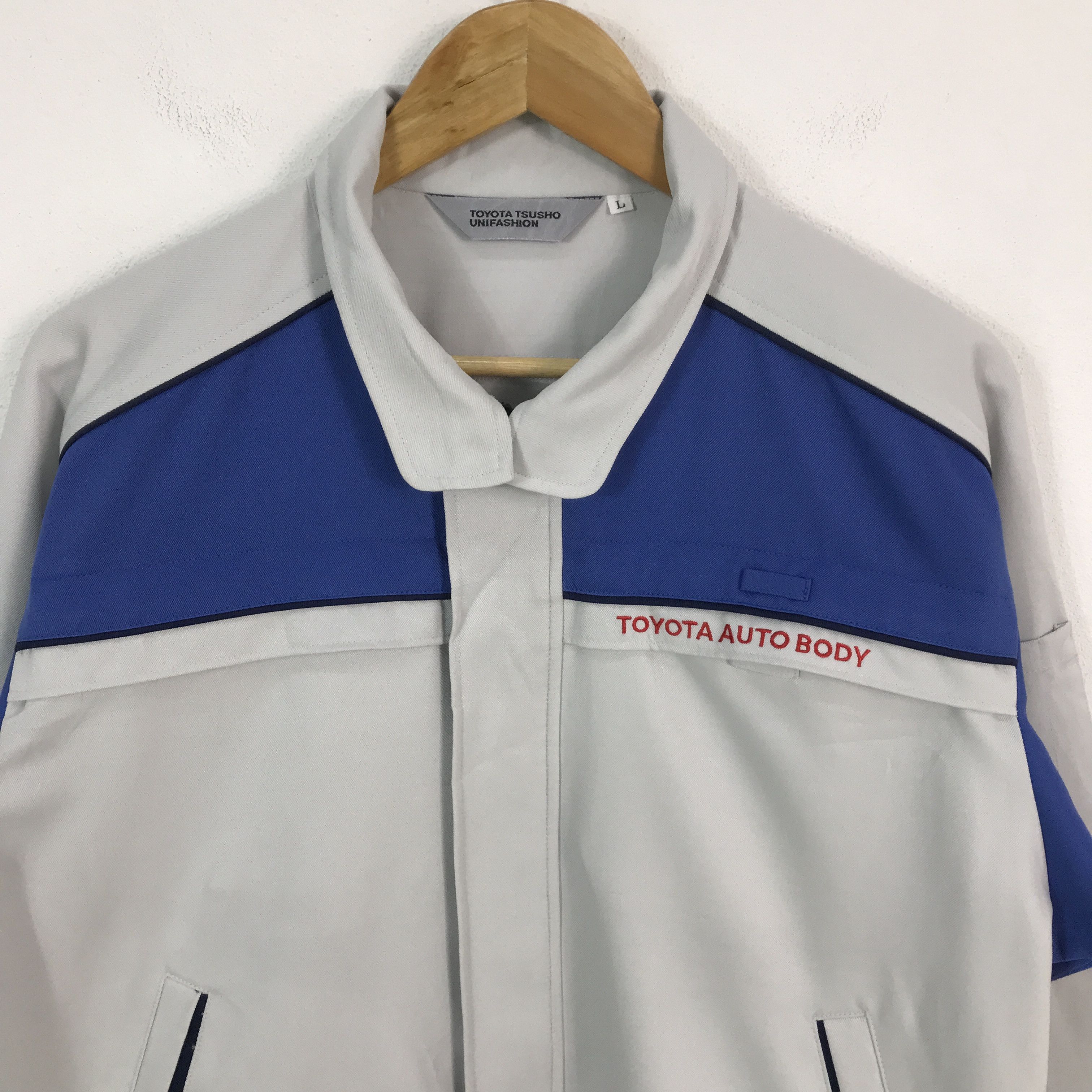 Japanese Brand TOYOTA AUTO BODY UNIFORM JACKET Size US L / EU 52-54 / 3 - 3 Thumbnail
