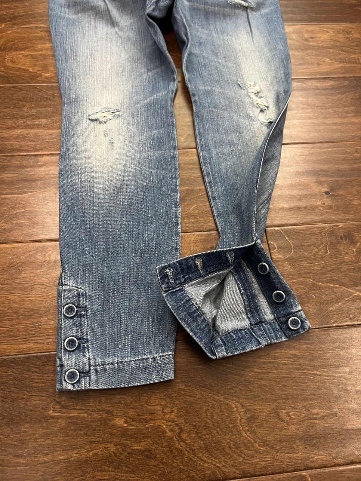 Other Mauro Grifoni Distressed Jeans Luxury Designer Streetwear Size 30" / US 8 / IT 44 - 5 Thumbnail