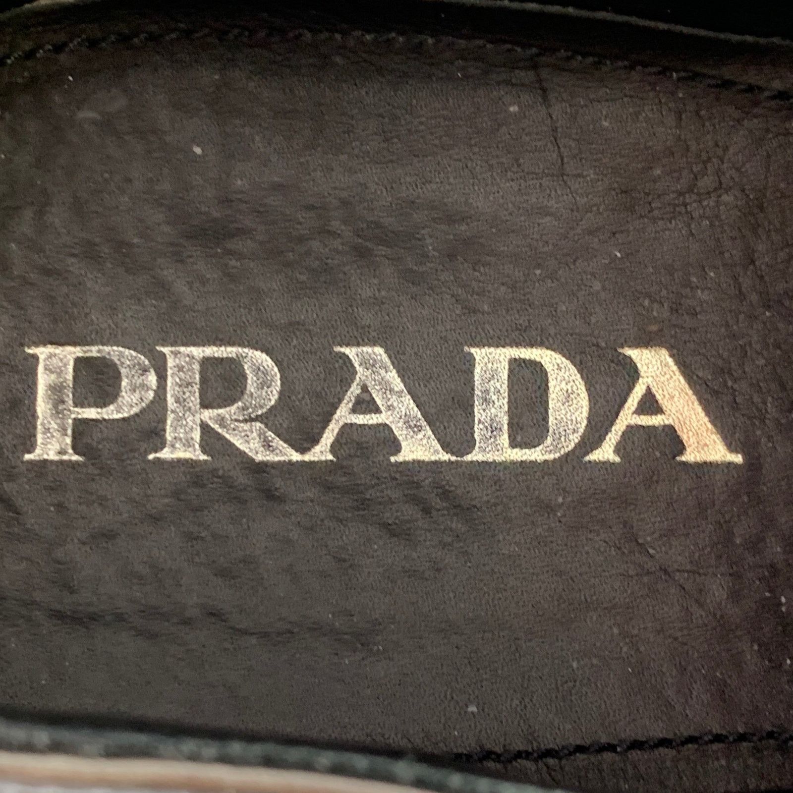 Prada PRADA Silver Metallic Leather Wingtip Lace-Up Shoes Size US 9 / EU 42 - 7 Thumbnail