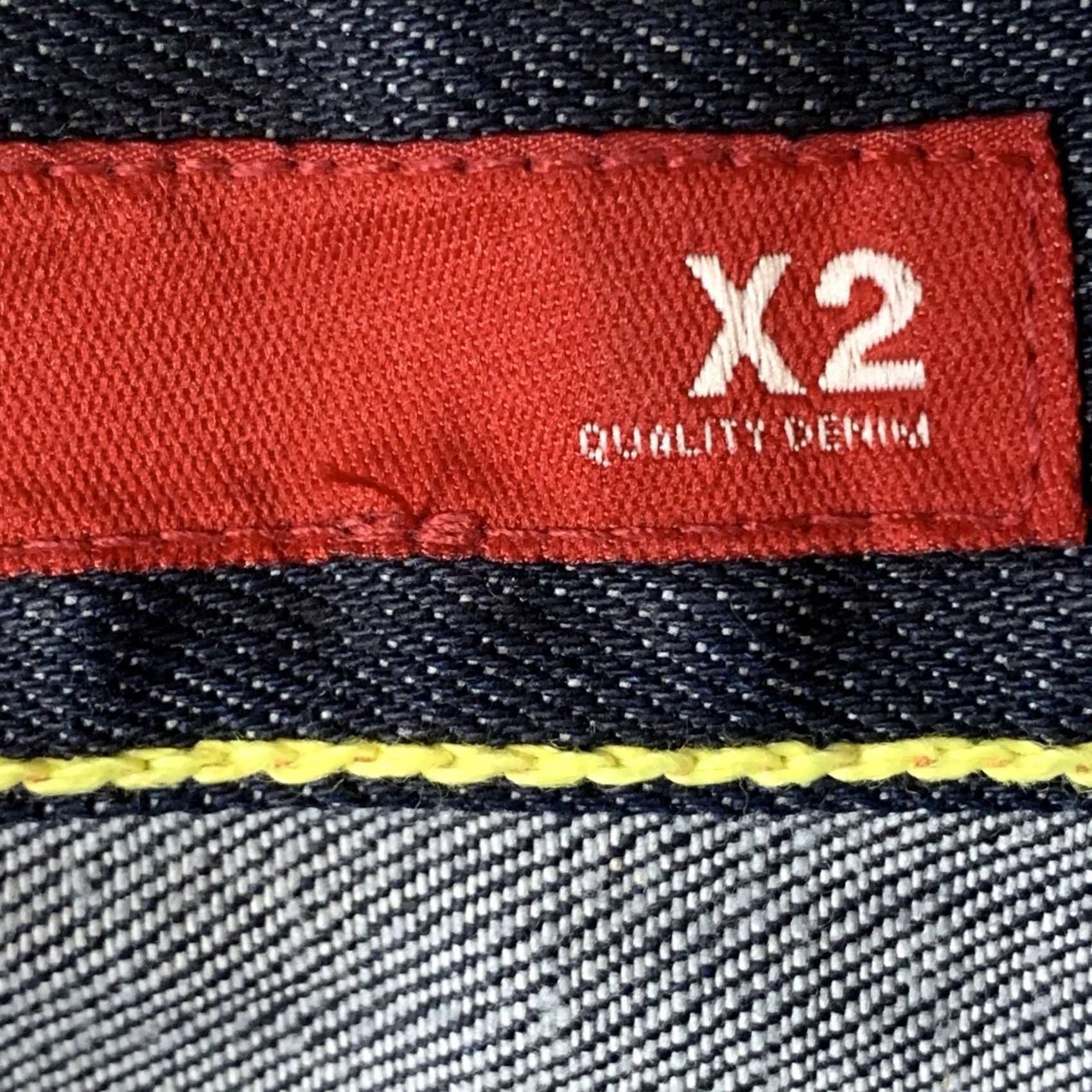 Vintage X2 Jeans Mens Blue Regular Rise Straight Leg 38x30 Dark Cotton Denim NWT Size US 38 / EU 54 - 7 Thumbnail