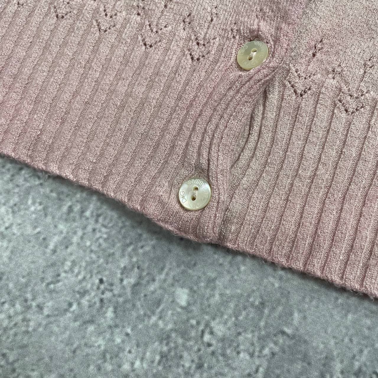 Designer × Dolce & Gabbana Vintage Dolce & Gabbana Button-Up Cardigan Women’s Pink Size S / US 4 / IT 40 - 10 Thumbnail