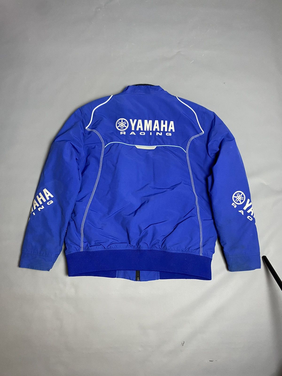 Yamaha VTG Yamaha Racing Padded Bomber Jacket Blue Moto Size Men XL Size US XL / EU 56 / 4 - 2 Thumbnail