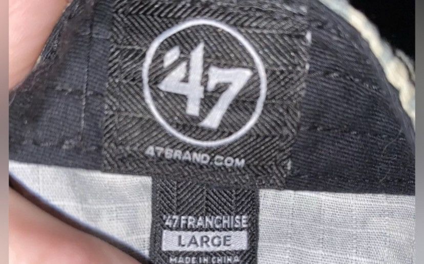 47 Brand Carolina Panthers Hat Size ONE SIZE - 3 Thumbnail