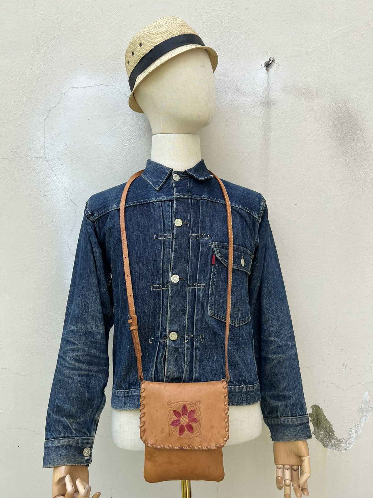 KEITAMARUYAMA Vintage Keita Maruyama Patina Leather Mini Sling Bag Size ONE SIZE - 5 Thumbnail
