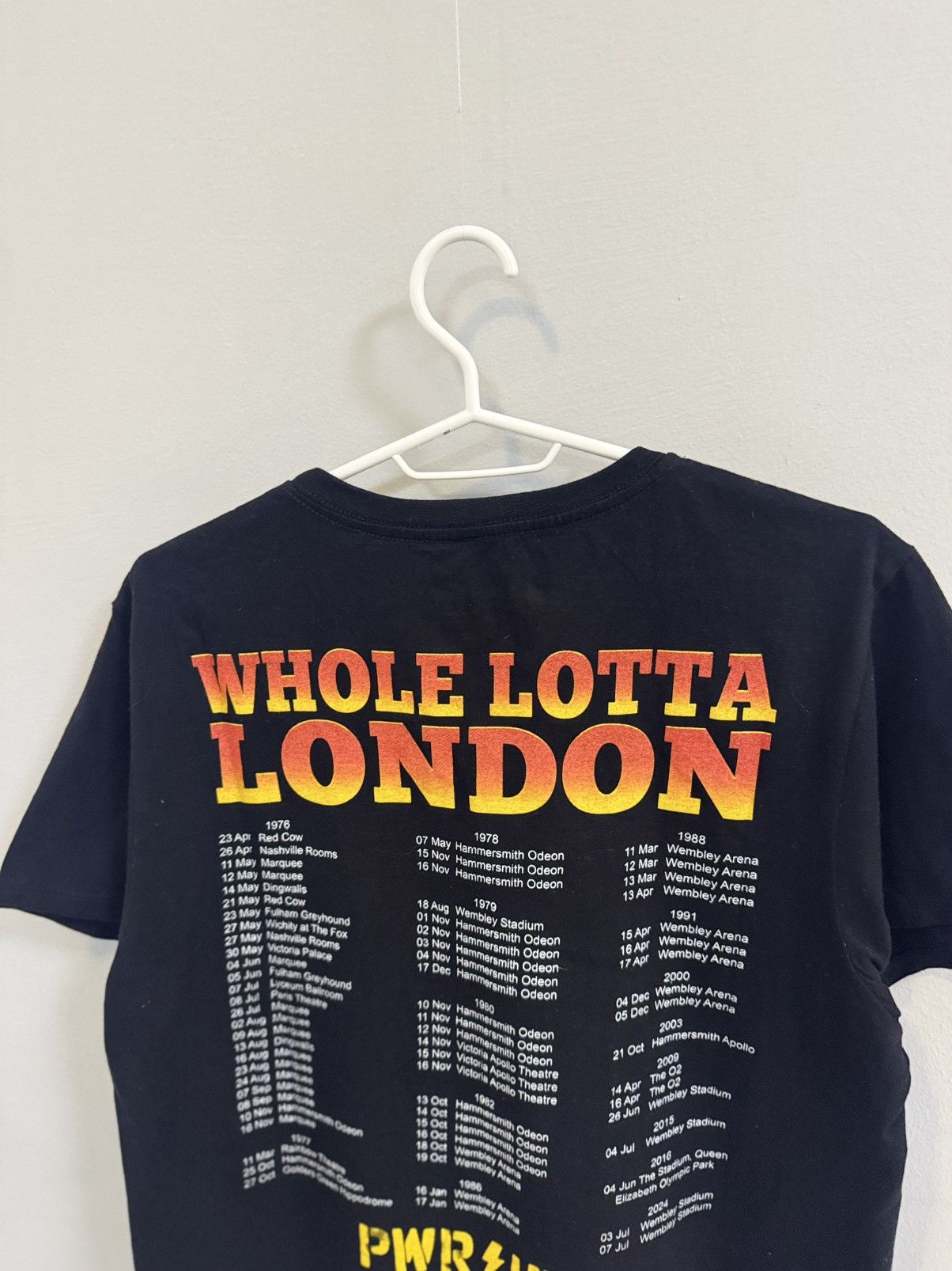 Band Tees × Vintage AC/DC T-SHIRT WHOLE LOTTA ROSIE TOUR 2024 LONDON Size US M / EU 48-50 / 2 - 6 Thumbnail