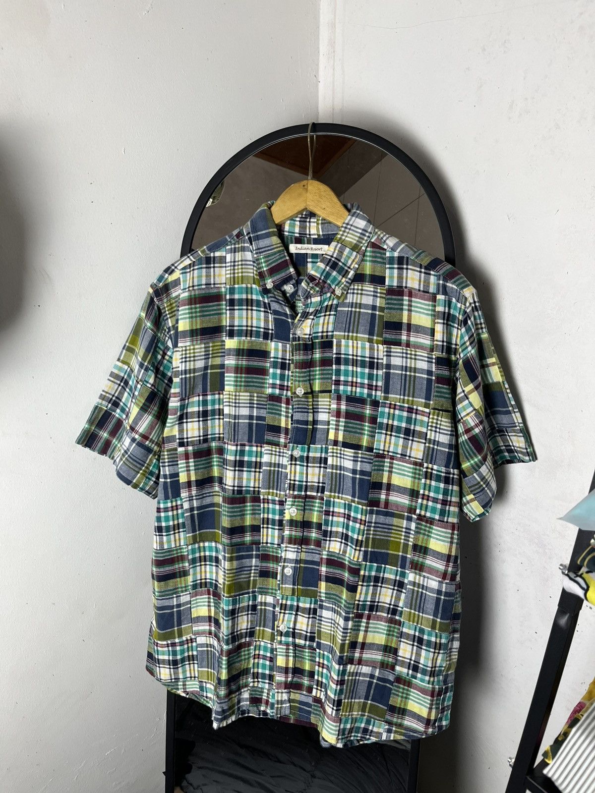 Yohji Yamamoto Delete today🔥Patchwork button shirt indi resort cdg/needles Size US XL / EU 56 / 4 - 1 Thumbnail