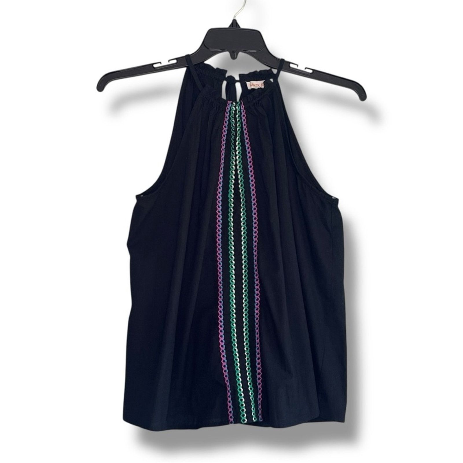 Other Knox Rose embroidered summer halter top NEW Size M / US 6-8 / IT 42-44 - 3 Thumbnail