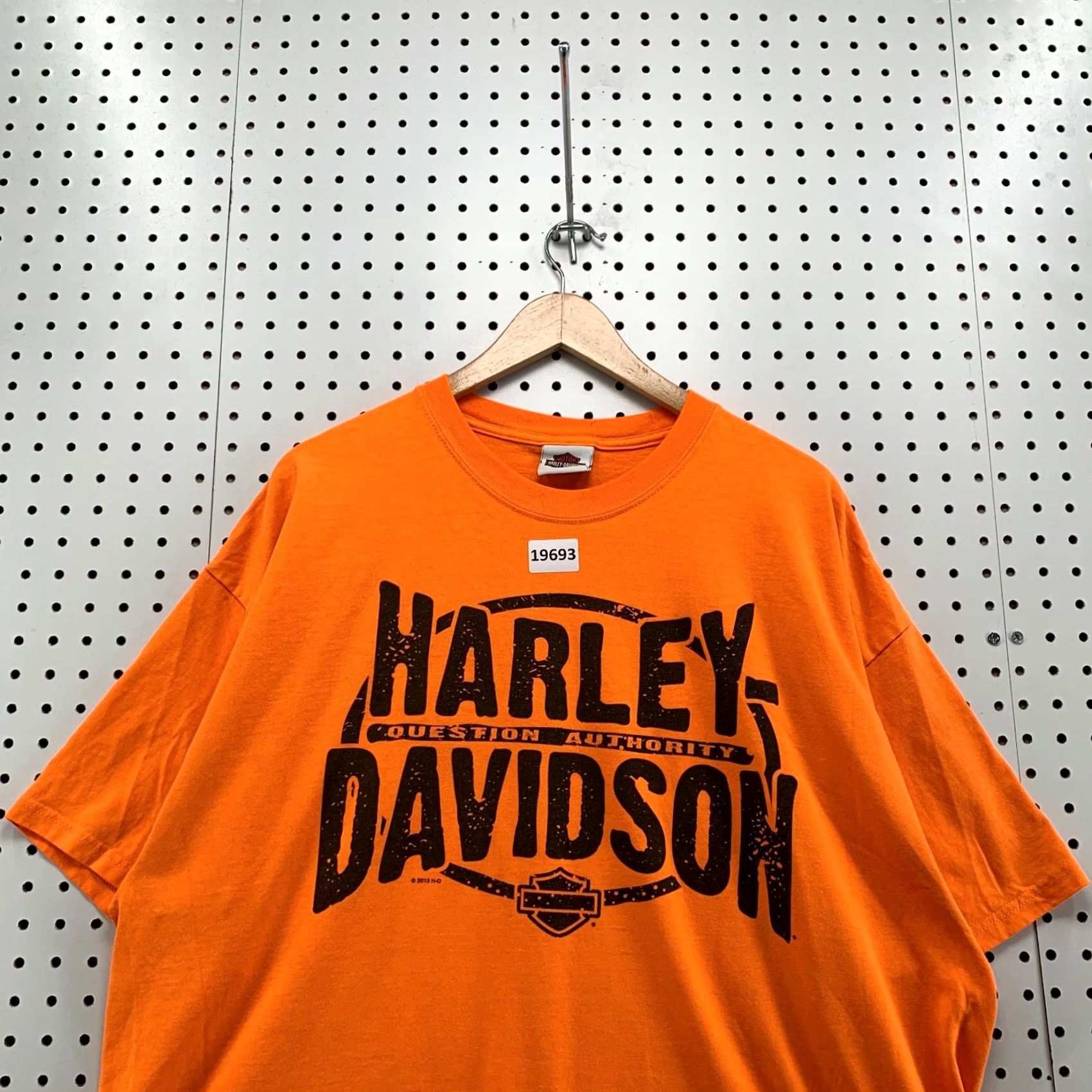 Harley Davidson Harley Davidson Motorcycle Shirt Orange Mens 2XL Kersting's Museum XXL Size US XXL / EU 58 / 5 - 3 Thumbnail