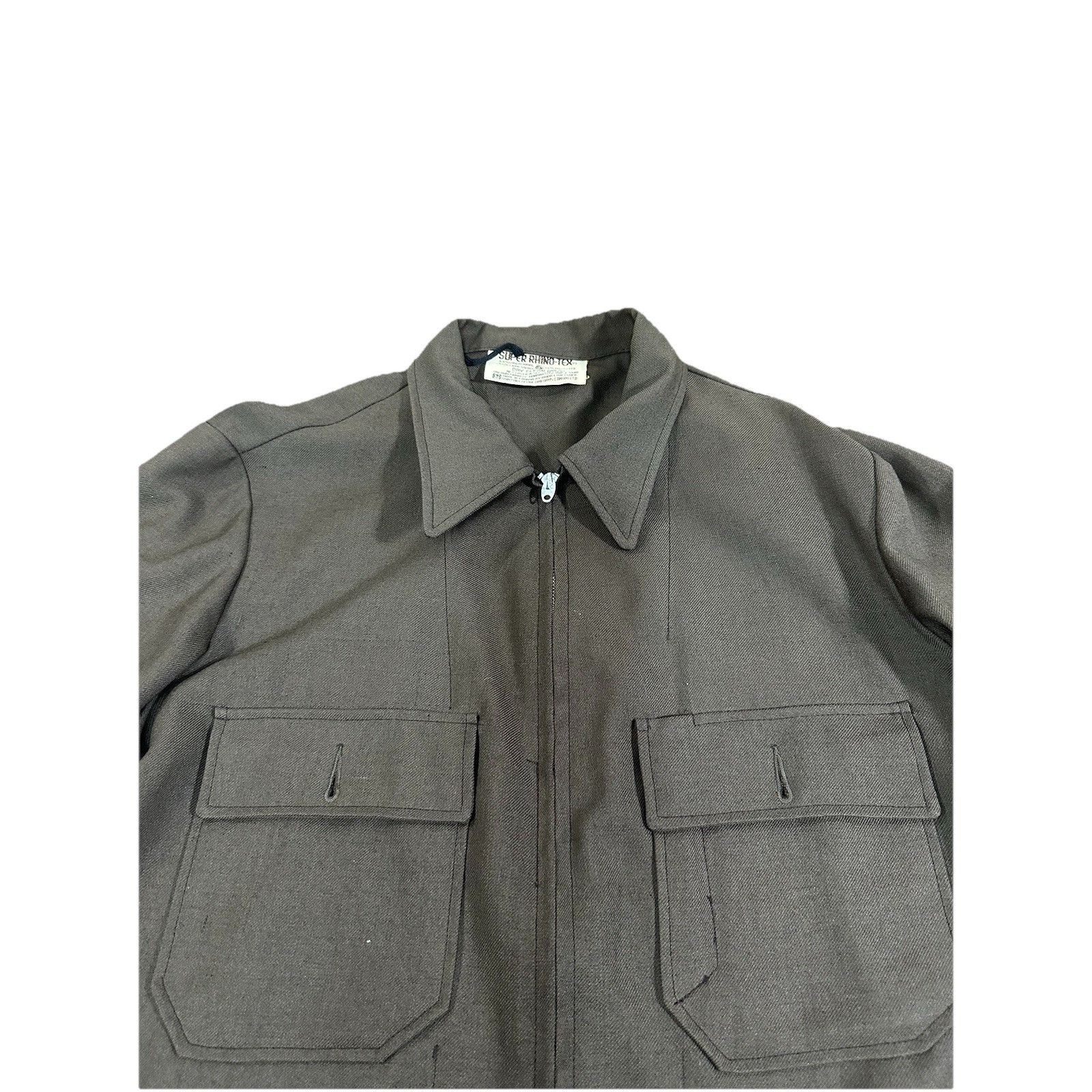 Vintage Vintage Super Rhino Tex Wool Poly Uniform Jacket Made in Can Size US L / EU 52-54 / 3 - 2 Thumbnail