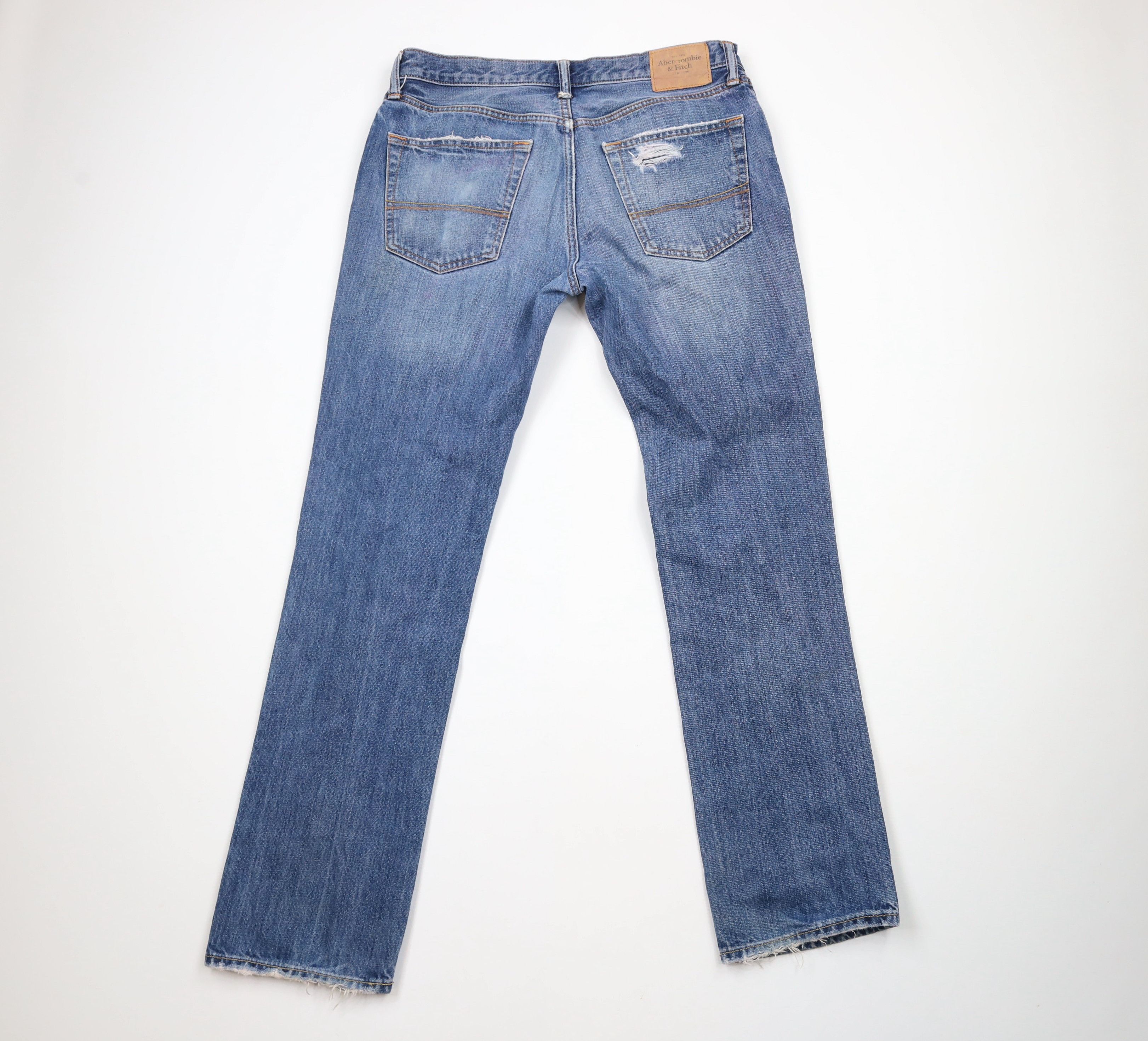 Abercrombie & Fitch × Vintage Vintage Abercrombie & Fitch Slim Straight Button Fly Jeans Size US 33 - 13 Thumbnail