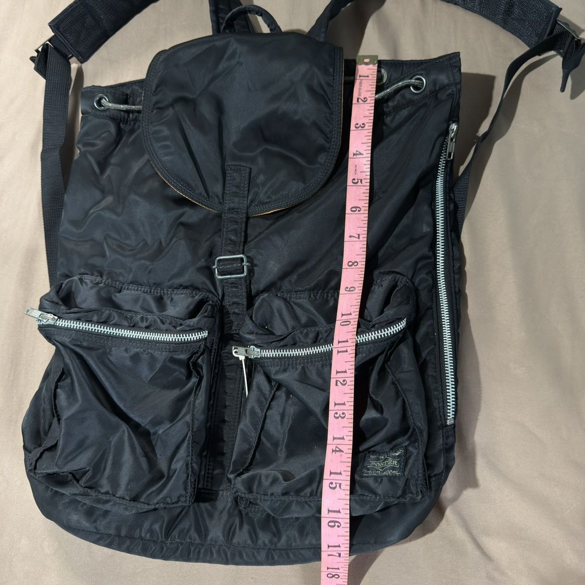 Japanese Brand Porter Yoshida Japan Tanker Rucksack Black Size ONE SIZE - 9 Thumbnail