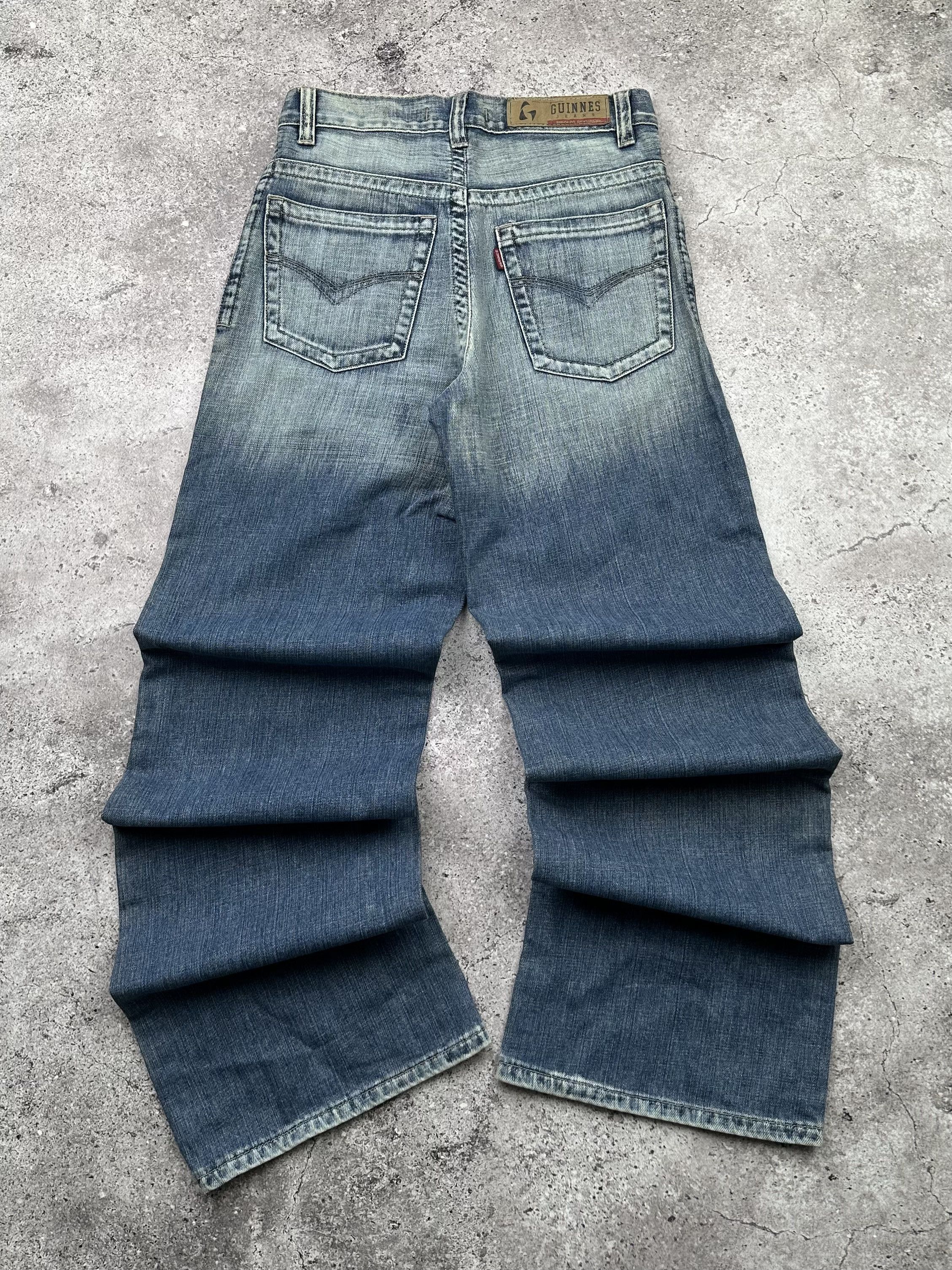 Japanese Brand Vintage Wide Jeans C474(V125) Size 25" / US 0 / IT 36 - 5 Thumbnail