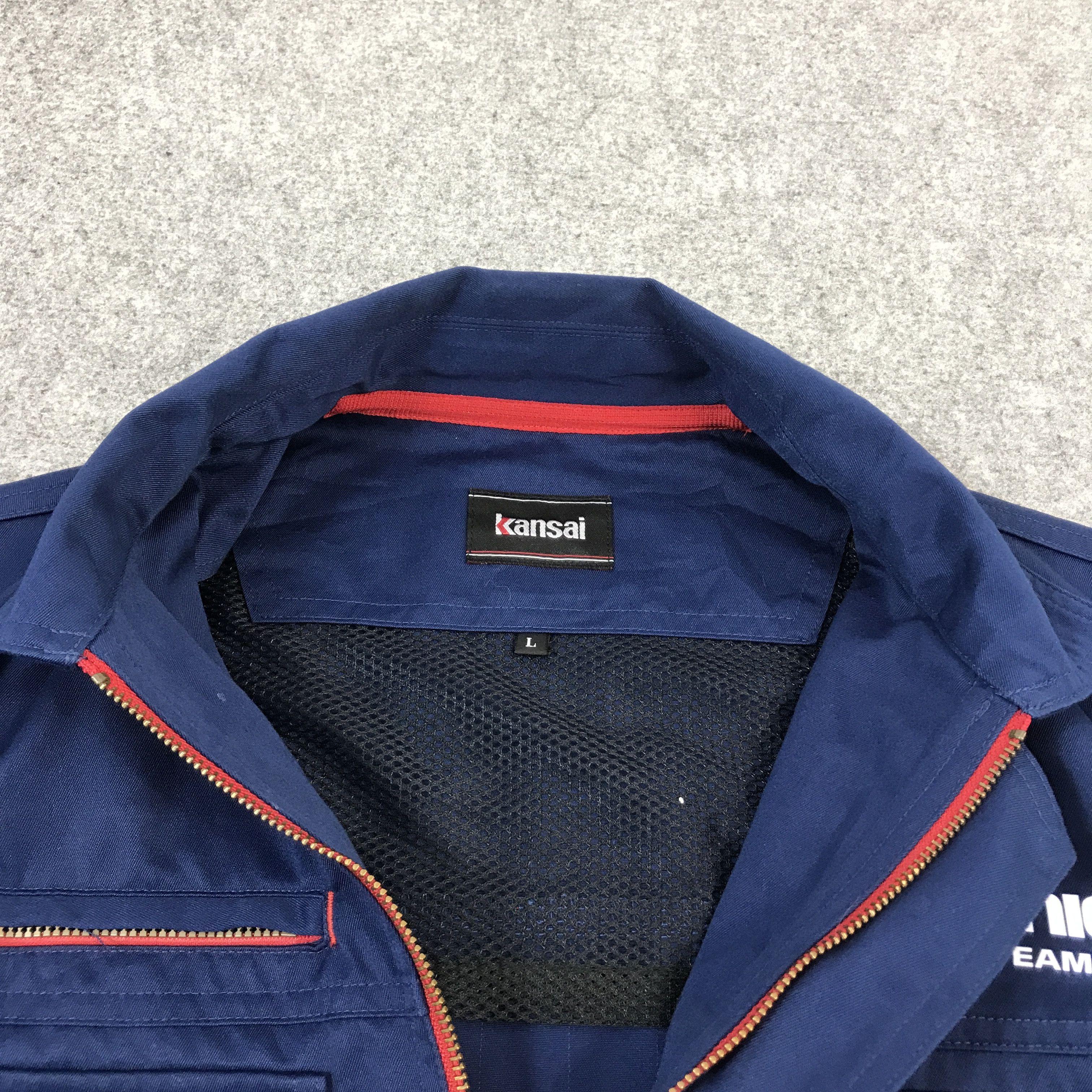 Japanese Brand × Sports Specialties Vtg calsonic racing team uniforms Japan jacket Size US L / EU 52-54 / 3 - 5 Thumbnail