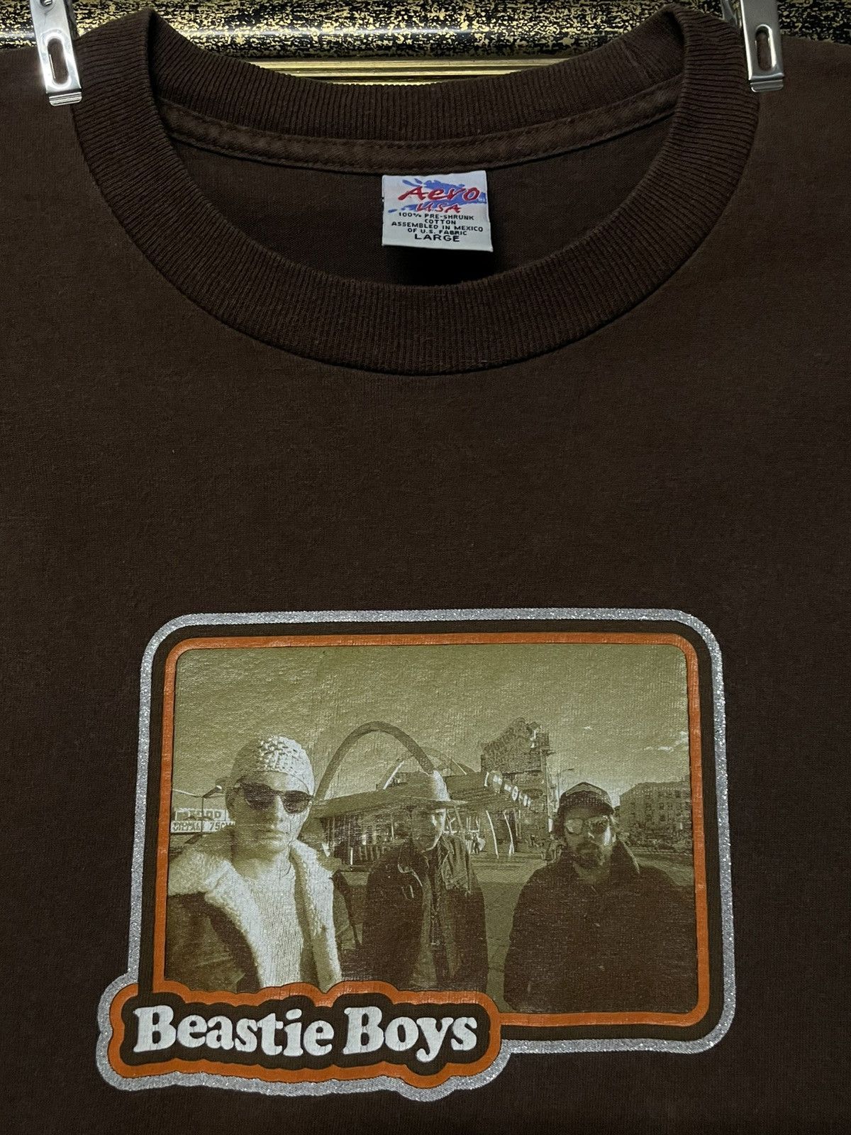 Band Tees Vintage 1990s Beastie Boys Photo Tee Wearing By Travis Scott Size US L / EU 52-54 / 3 - 6 Thumbnail