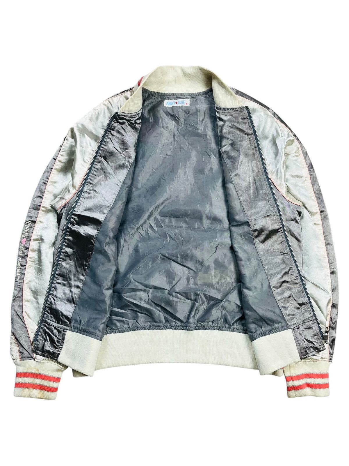 Angel Blue 2000s Angel Blue - Multipatch Sateen Jacket Size US M / EU 48-50 / 2 - 2 Thumbnail