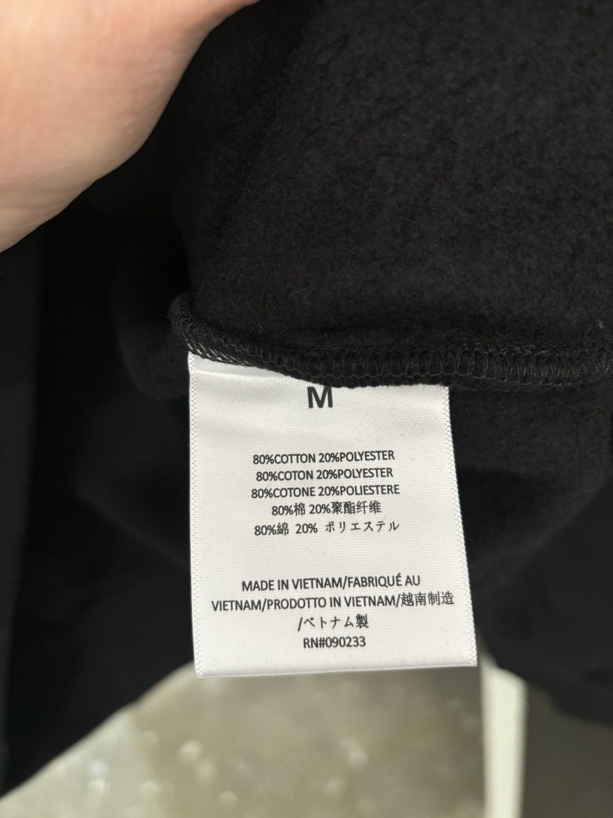 Essentials × FOG × Fear of God FOG Jet Black Hoodie Size US M / EU 48-50 / 2 - 6 Thumbnail