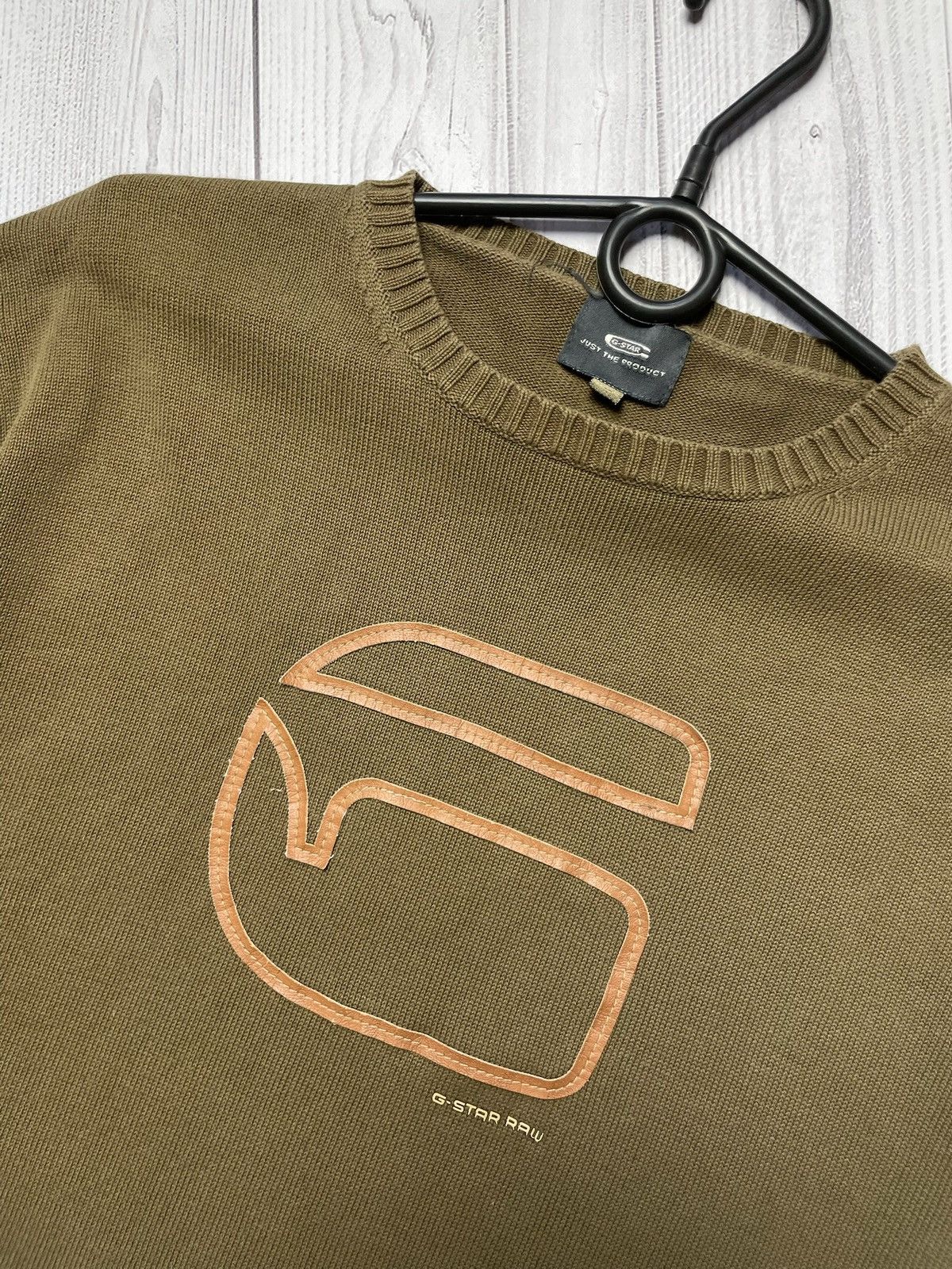 G-Star × Vintage Vintage G Star RAW sweater size L logo avant-garde Y2K Size US L / EU 52-54 / 3 - 3 Thumbnail