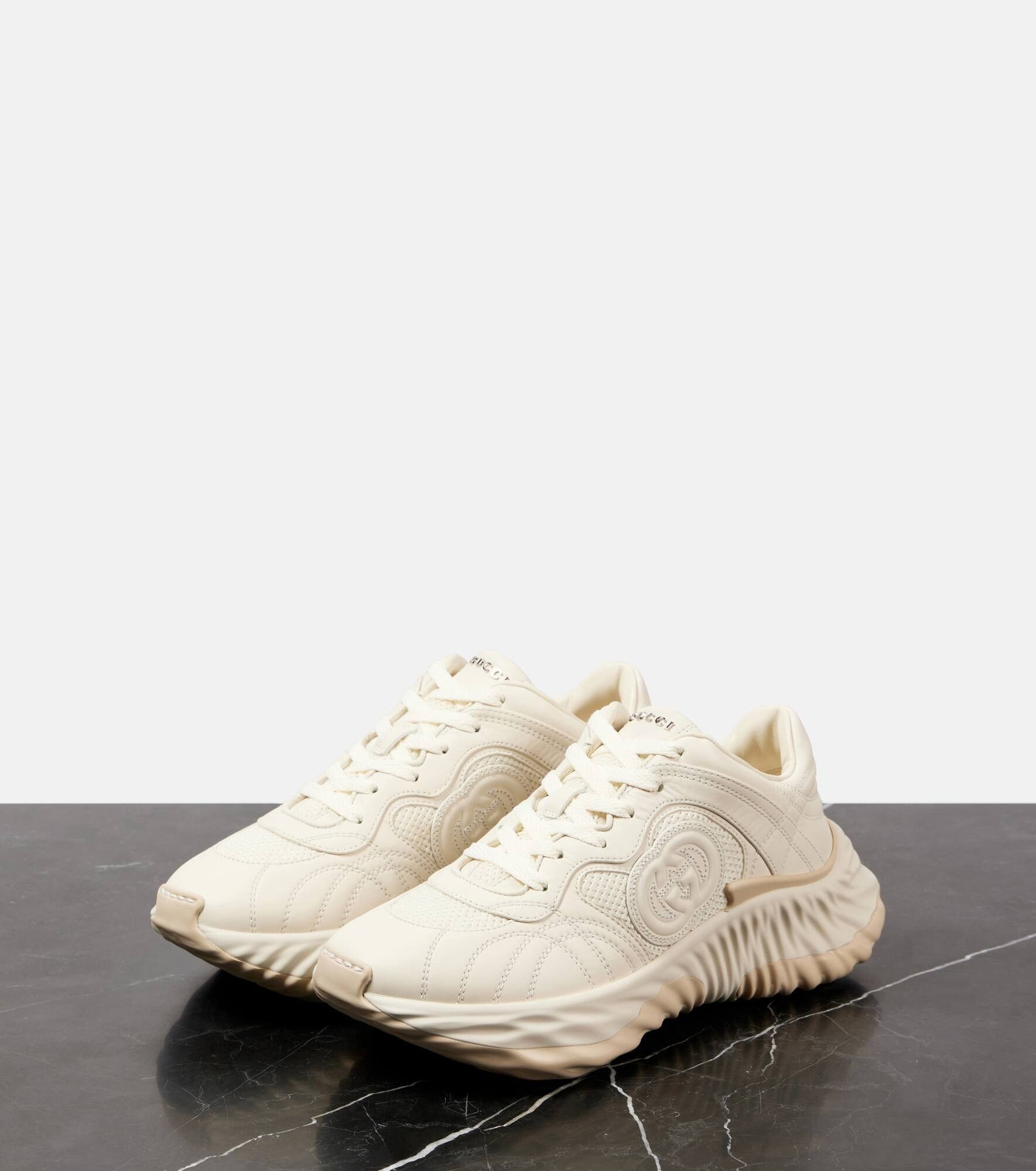Gucci oc11z1025 Ripple Sneakers in White Size US 10 / IT 40 - 4 Thumbnail