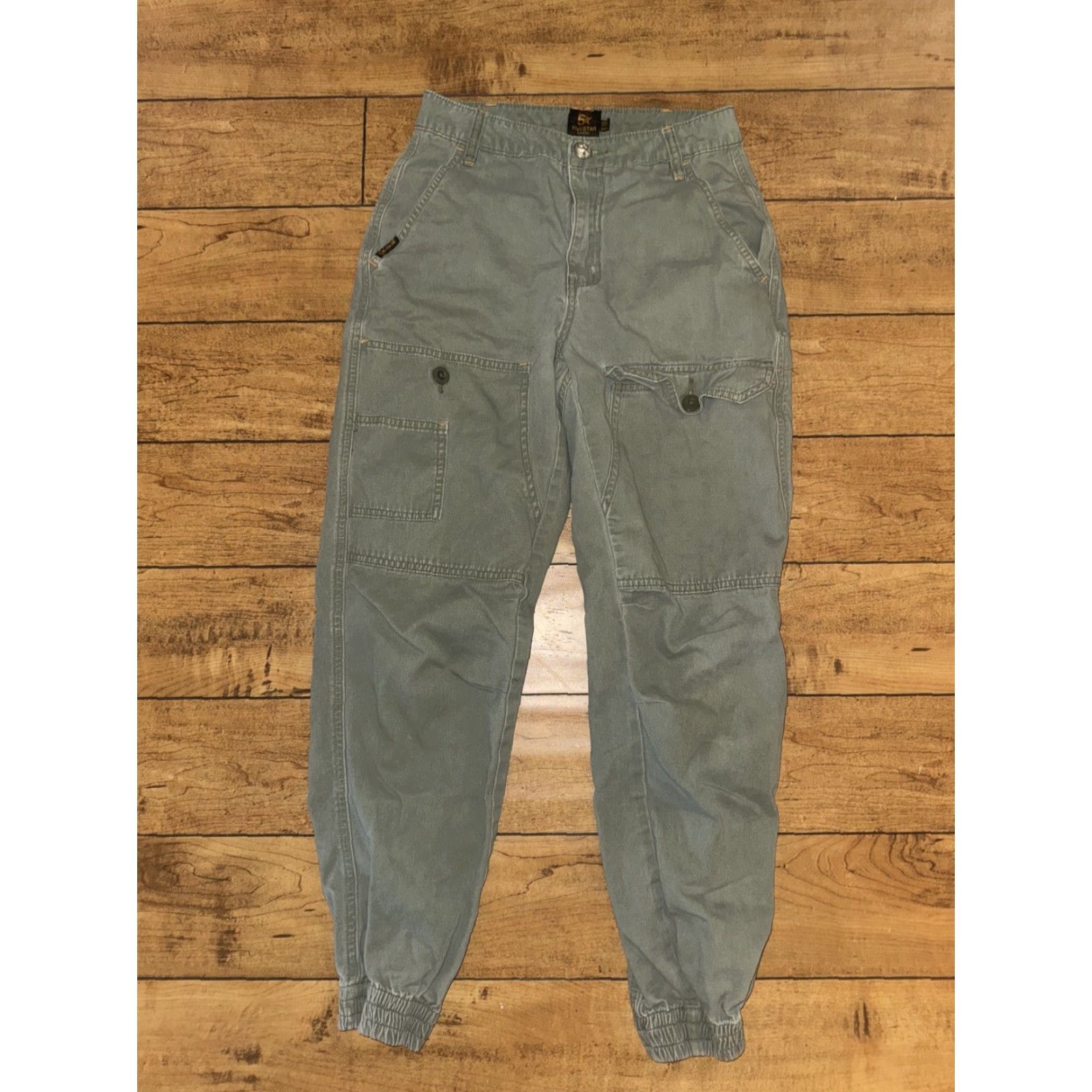 Vintage **Fivestar General Women's Cargo Pants Olive Green Size 26** User: Fivestar General Women's Cargo Pants Olive Green Size 26 Size 26" / US 2 / IT 38 - 3 Thumbnail