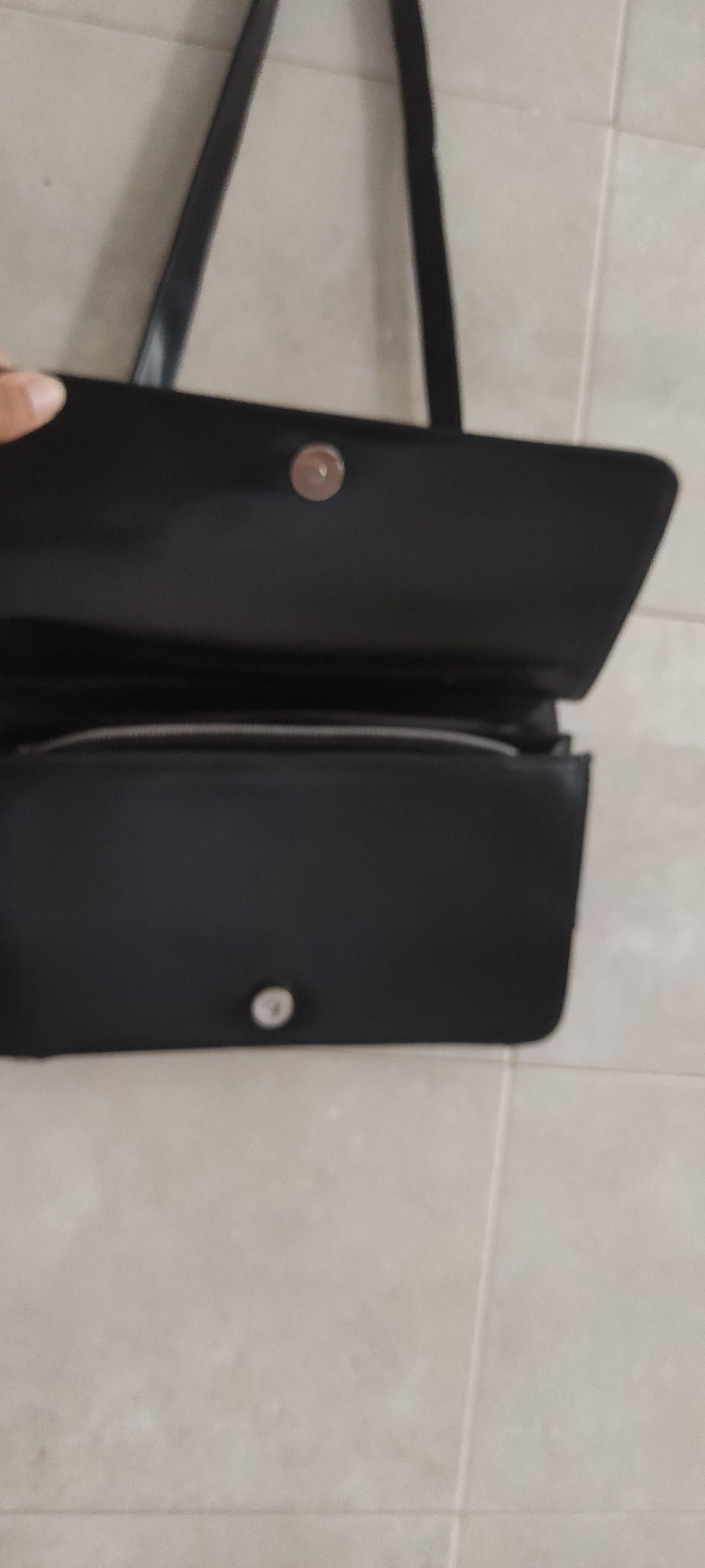 Leather × PICARD Vintage Picard Genuine Leather Women's Black Shoulder Bag Size ONE SIZE - 18 Thumbnail