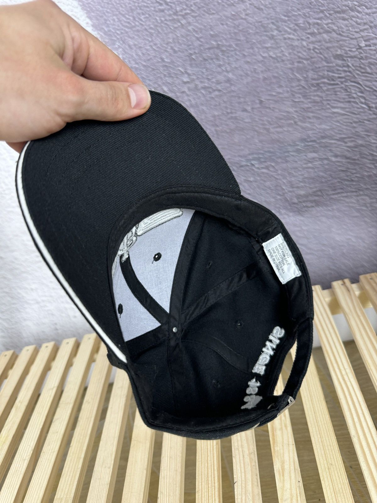 Breitling × Vintage Breitling Hat Cap Vintage Adjustable Strap navy Size ONE SIZE - 8 Thumbnail