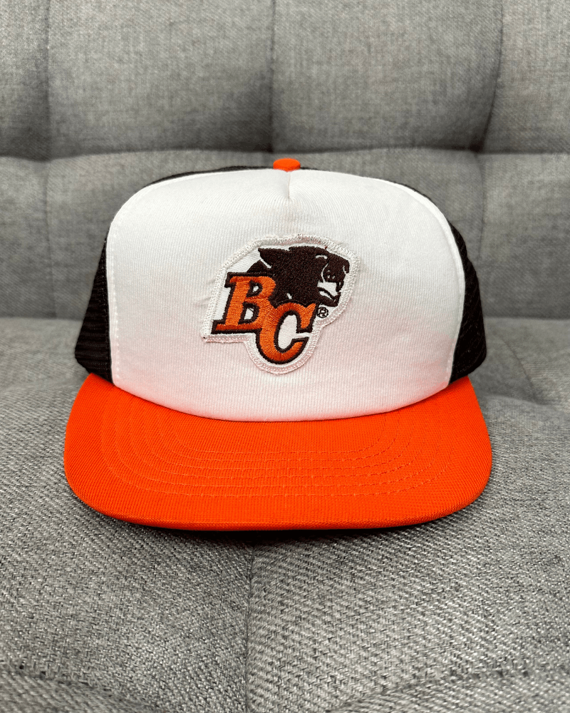 NFL × Vintage Vintage 80's BC Lions CFL Football Snapback Trucker Hat Size ONE SIZE - 2 Thumbnail