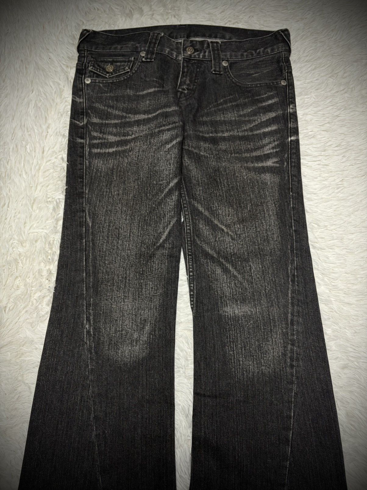 Tornado Mart Rare Tornado Mart clawmark flared jeans Size US 34 / EU 50 - 2 Thumbnail