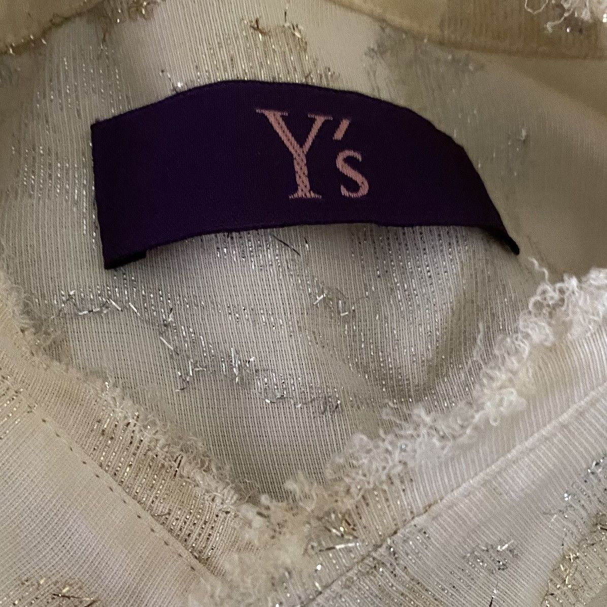 Yohji Yamamoto Y’s Pink Label Rayon Blend Jacquard Long Shirt Size M / US 6-8 / IT 42-44 - 9 Thumbnail