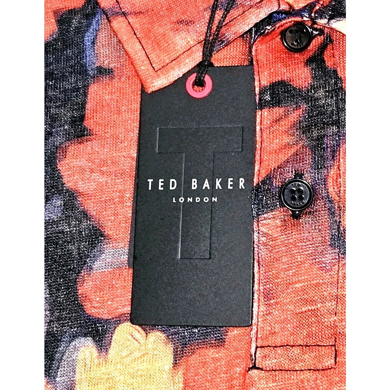 Ted Baker TED BAKER XL DARLY FLORAL LINEN POLO SIZE 5 NWT MSRP $175 Size US XL / EU 56 / 4 - 11 Thumbnail