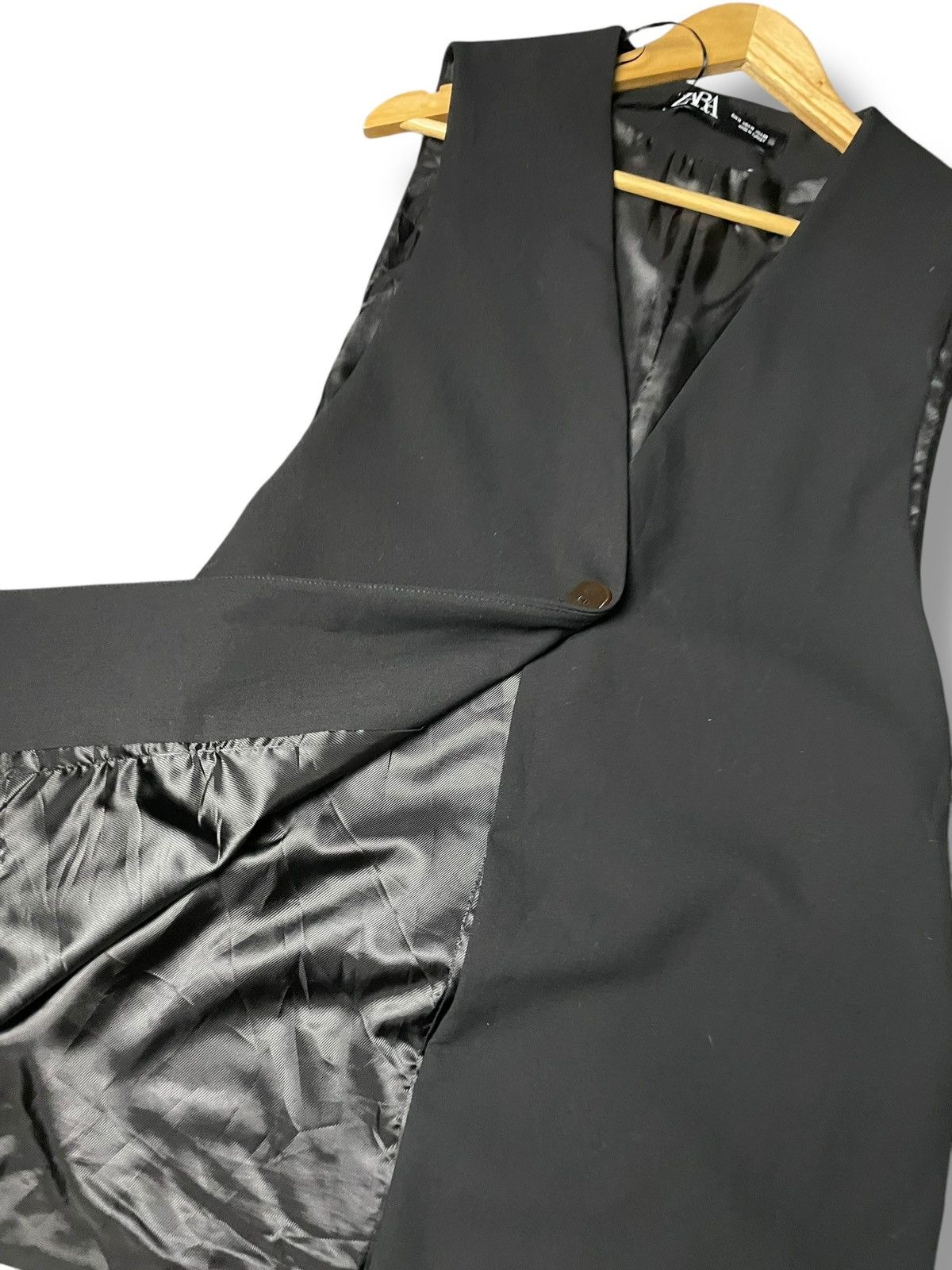 Designer × Vintage × Zara Vintage ZARA Long Outerwear Vest (85) Size US M / EU 48-50 / 2 - 4 Thumbnail