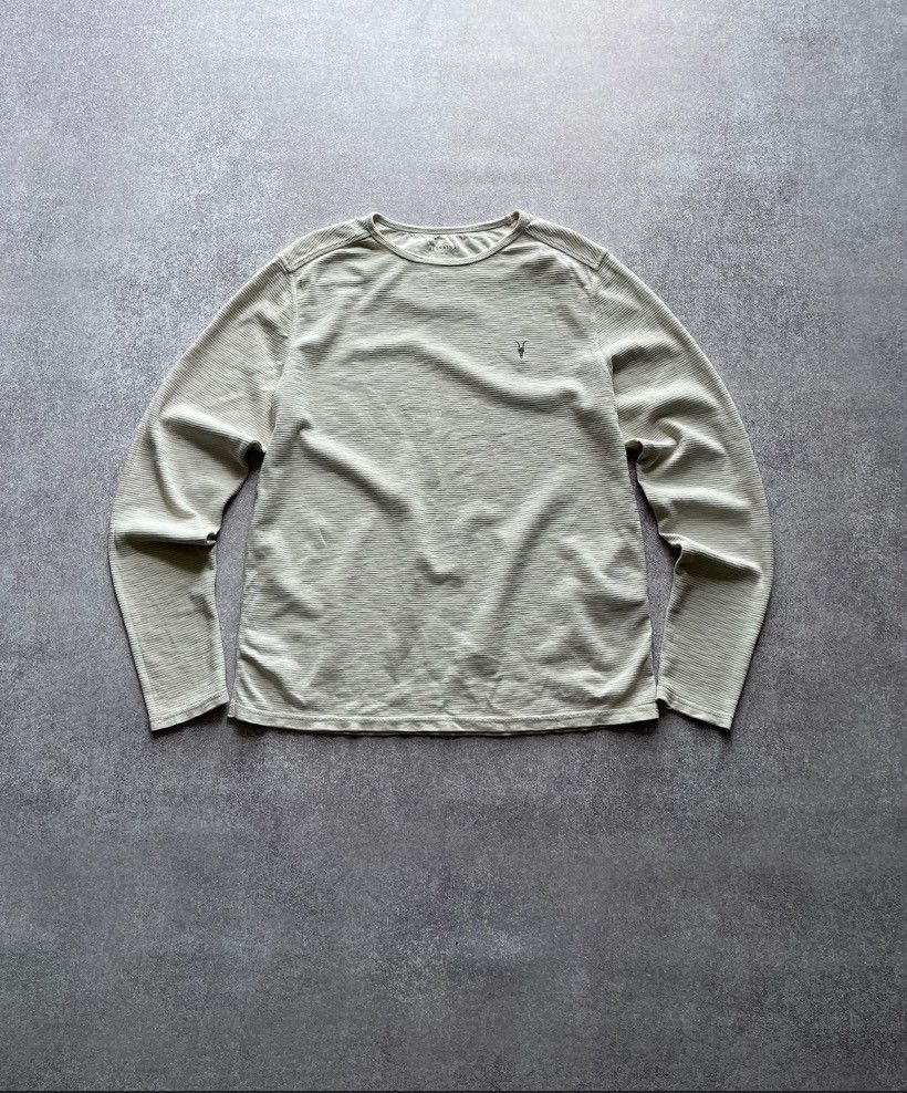 Allsaints Vintage Allsaints White Longsleeve T-shirt Y2K L Size US L / EU 52-54 / 3 - 1 Thumbnail