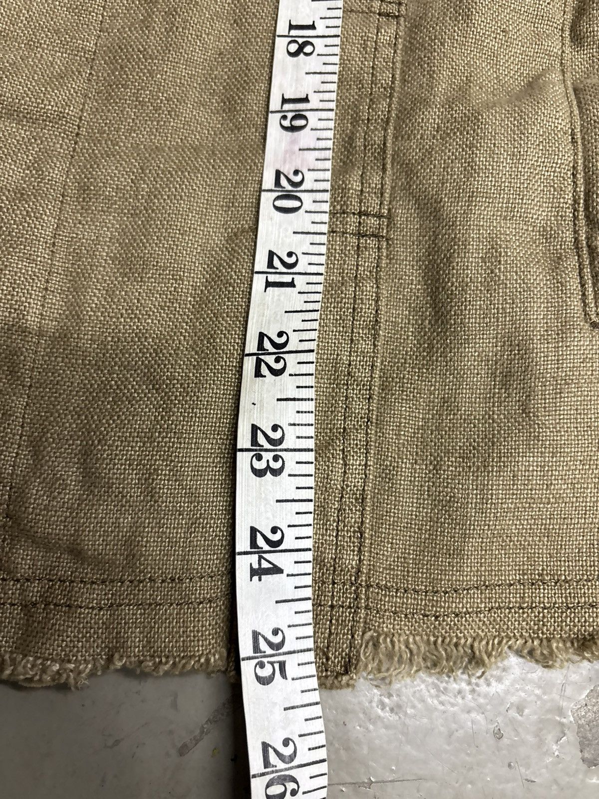 If Six Was Nine Royal Flush Linen Jacket Distressed Trucker Size US M / EU 48-50 / 2 - 22 Thumbnail