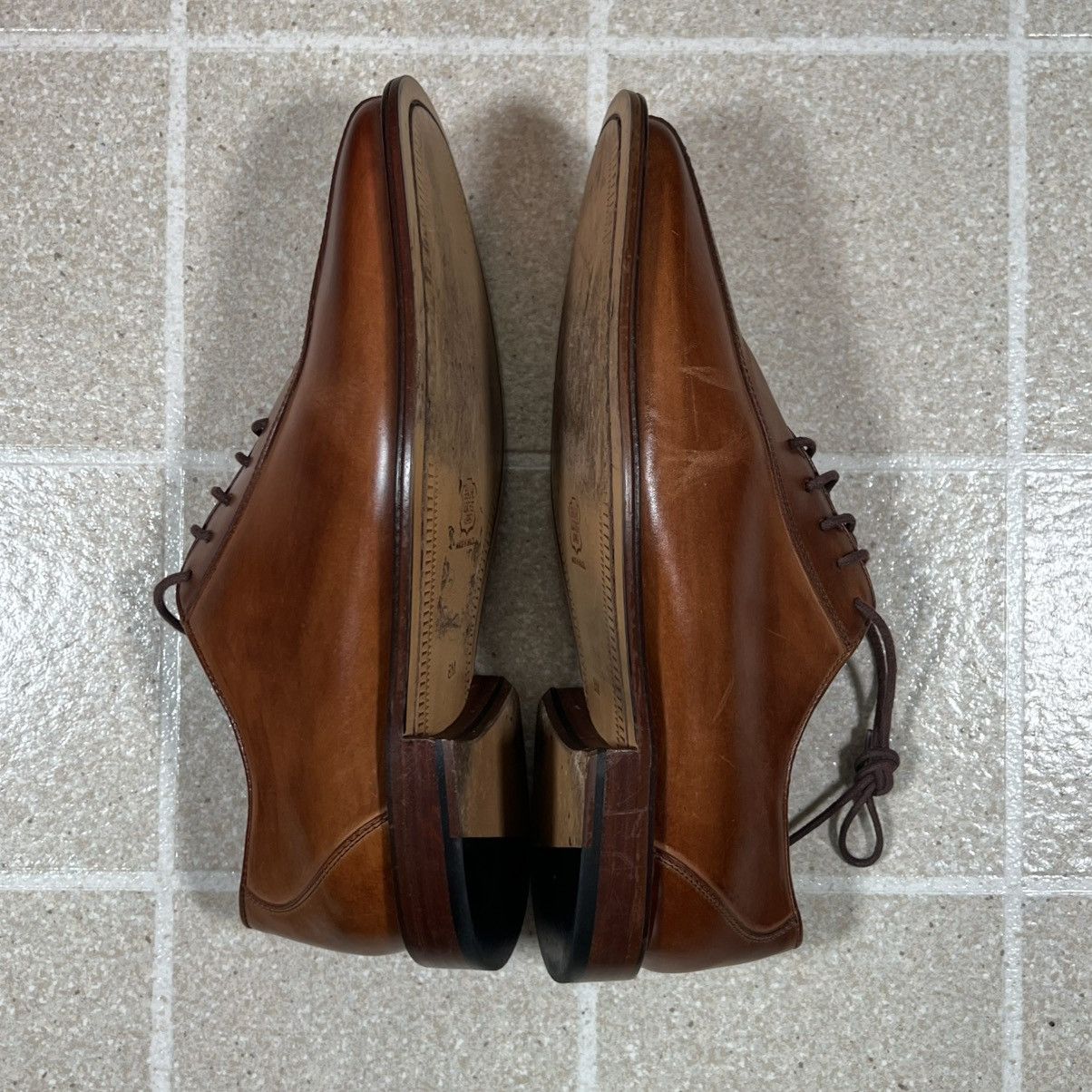 Stacy Adams × Vintage Stacy Adams Men's Brown Leather Oxford Size 8 Dress Shoe Size US 8 / EU 41 - 5 Thumbnail