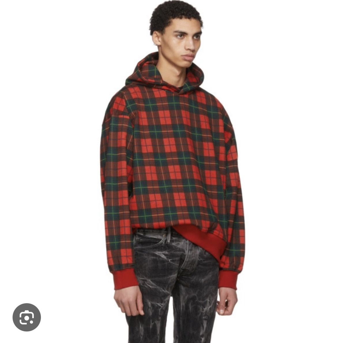 Fear of God Fear of God FOG 5th 2017 Plaid Flannel Pullover Hoodie S Size US S / EU 44-46 / 1 - 1 Thumbnail