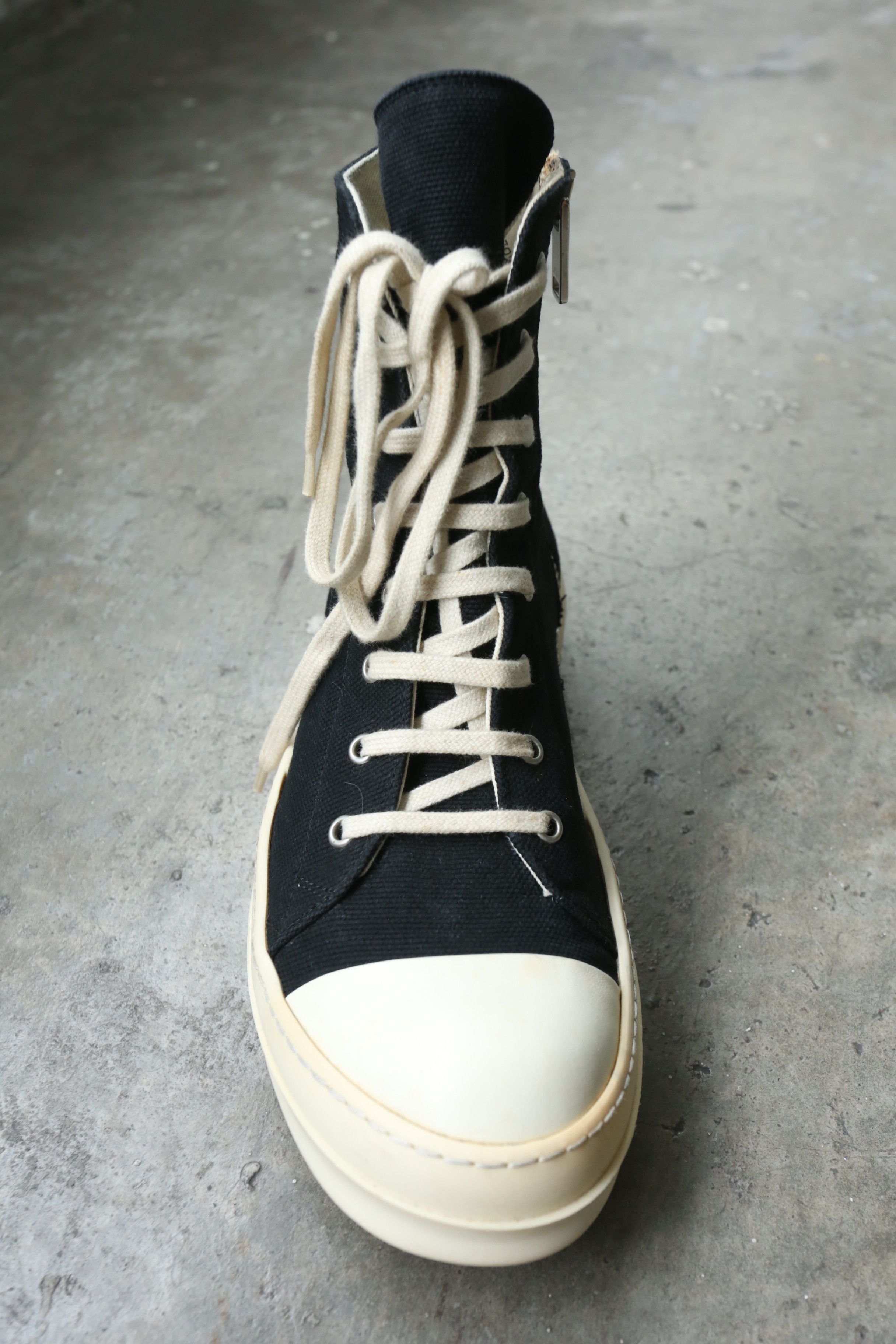 Rick Owens Drkshdw Rick Owens DRKSHDW - Ramones Hi Size US 9 / EU 42 - 4 Thumbnail