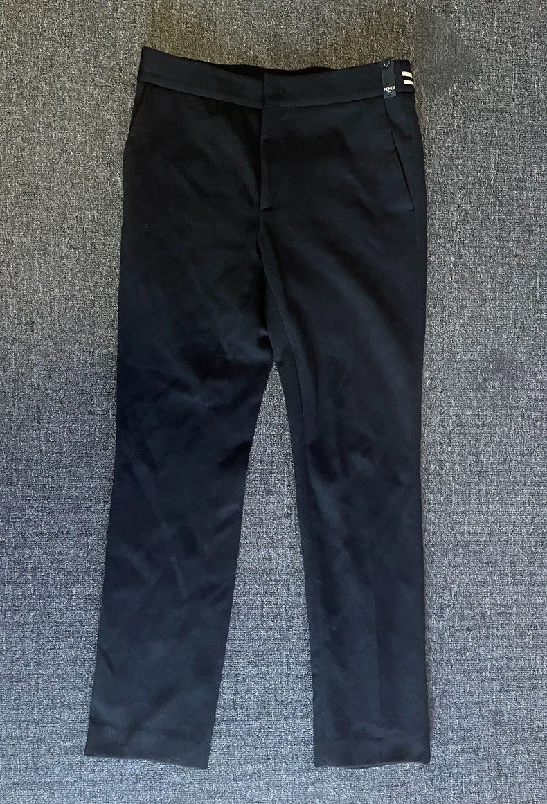 Fendi FENDI Black slacks are thick Size US 30 / EU 46 - 1 Thumbnail
