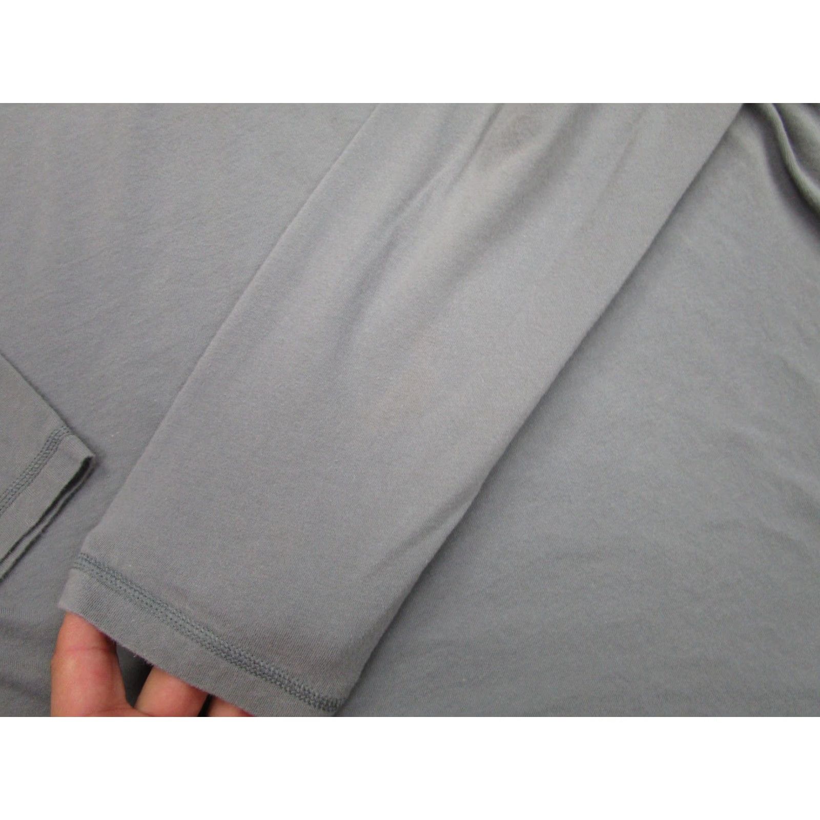 Vintage Aether Shirt Mens XL Gray Long Sleeve Supima Cotton Henley Tee Crewneck Casual Size US XL / EU 56 / 4 - 3 Thumbnail