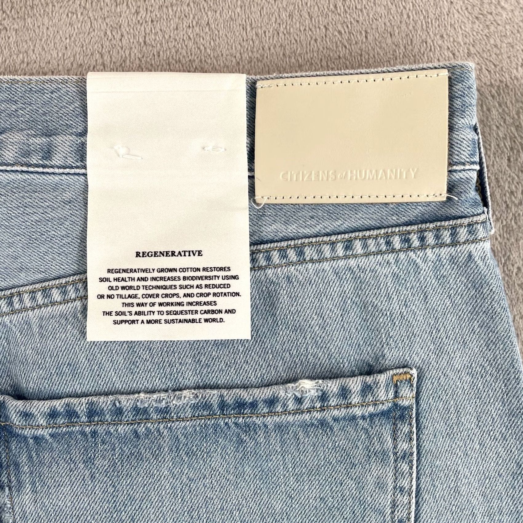 Citizens Of Humanity Citizens of Humanity Emery Crop 36 Jeans StarSign Blue High Rise CW Regular Women 36 in Blue Bohemian Contemporary Minimalist Western Casual 90s Size ONE SIZE - 6 Thumbnail