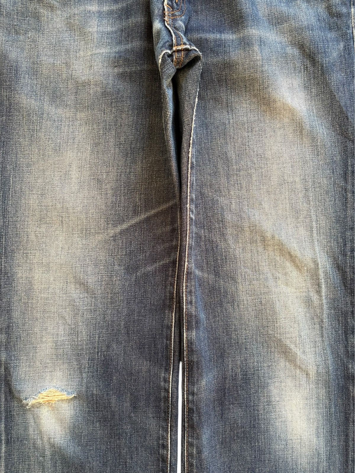 Edwin Vintage Edwin 503 Mud Wash Distressed Loose Baggy Jeans Size US 32 / EU 48 - 5 Thumbnail