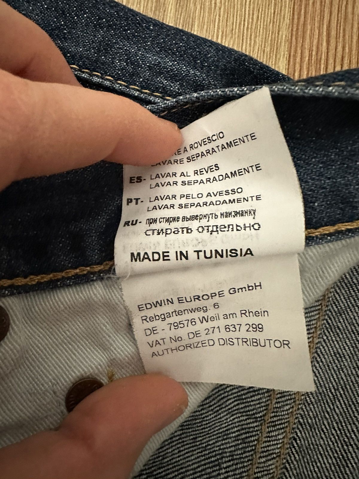 Edwin × Japanese Brand Edwin ED-55 Relaxed Jeans – 30x32 EST Tokyo Japan Size US 30 / EU 46 - 9 Thumbnail