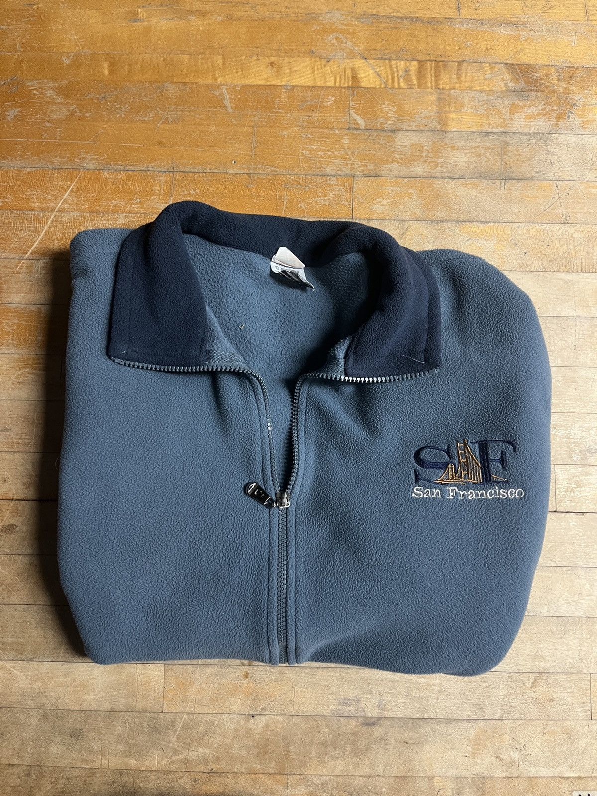 Vintage San Fransisco Zip Up Jacket | L Size US L / EU 52-54 / 3 - 1 Thumbnail
